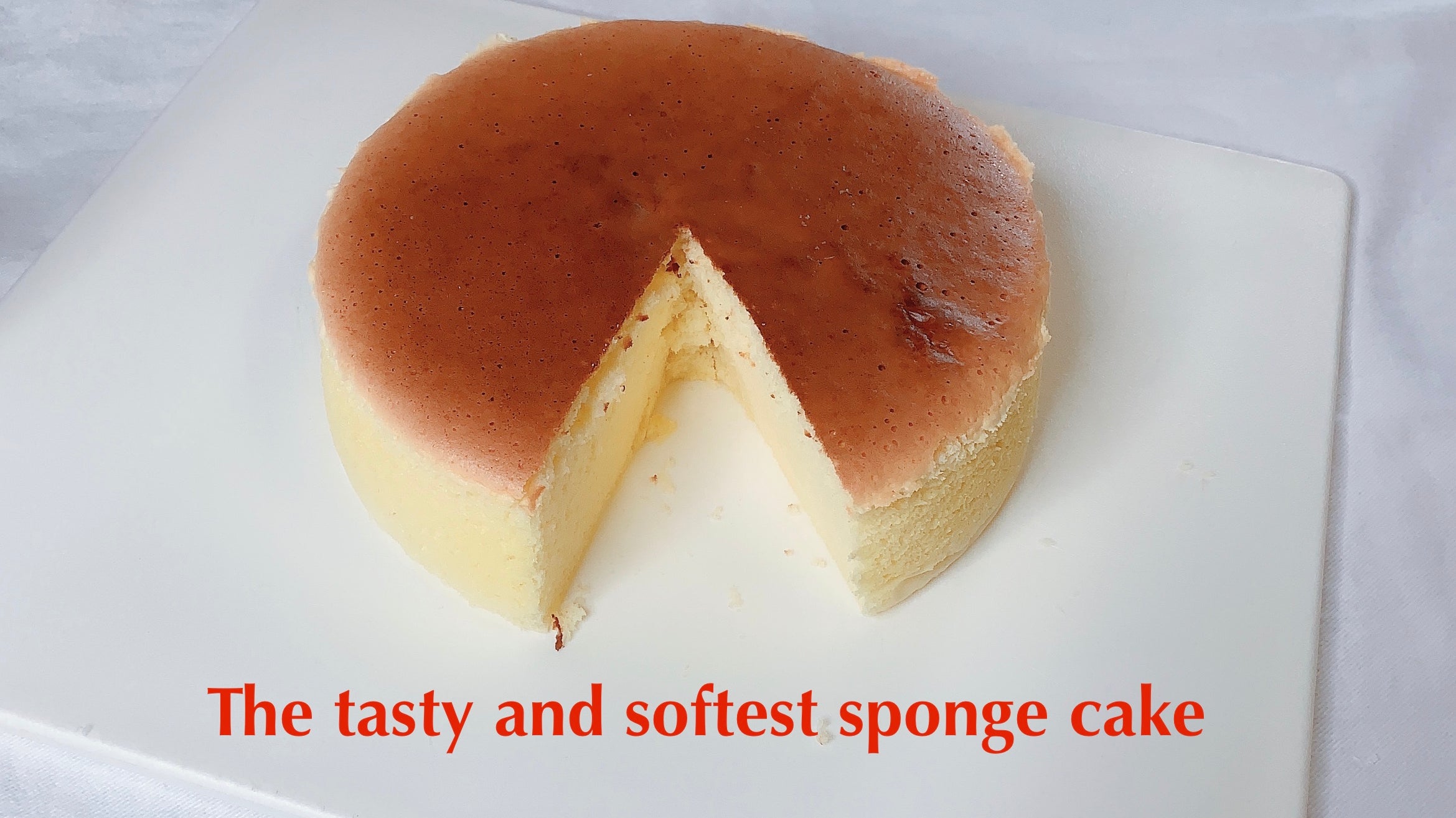 tasty and soft sponge cake