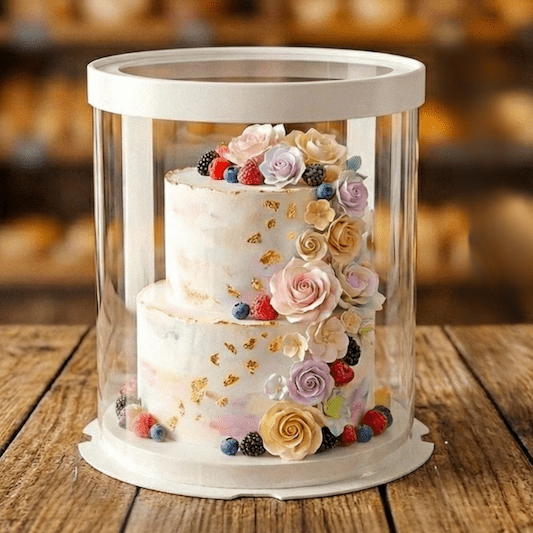 10" x 12.5" Extra Tall Clear Cake Box for Tall Decorated Cakes & Toppers - variant_product_type