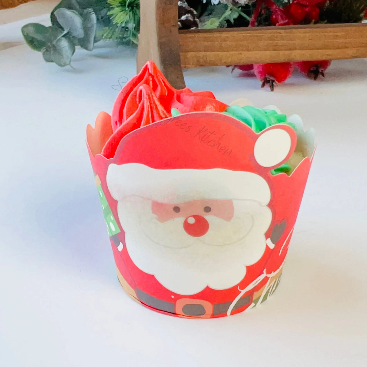 Christmas Holiday Cupcake and Muffin Baking Liners 50 PCs Sweet Degrees Kitchen
