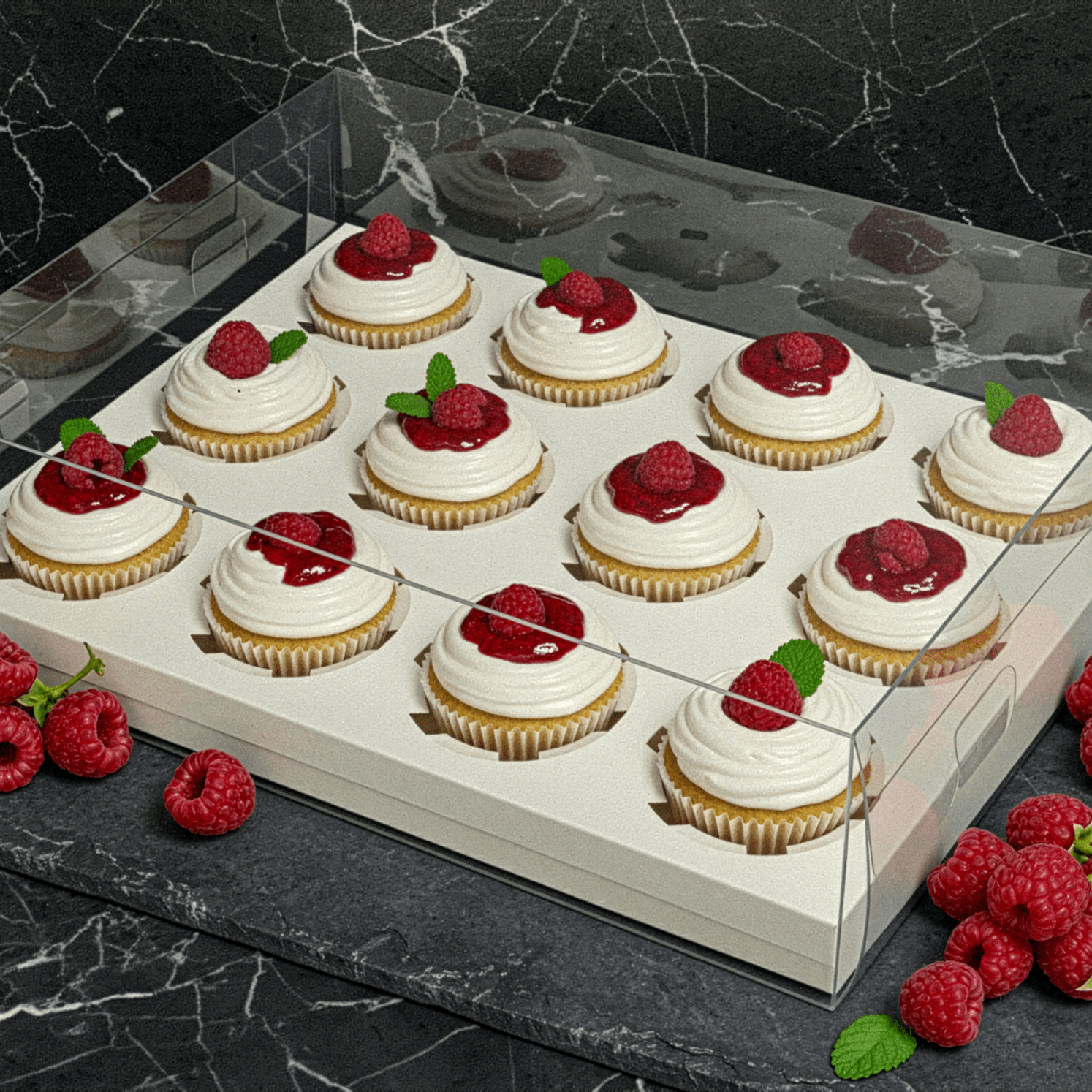 Clear Cupcake Boxes for 12 Cupcakes - variant_product_type