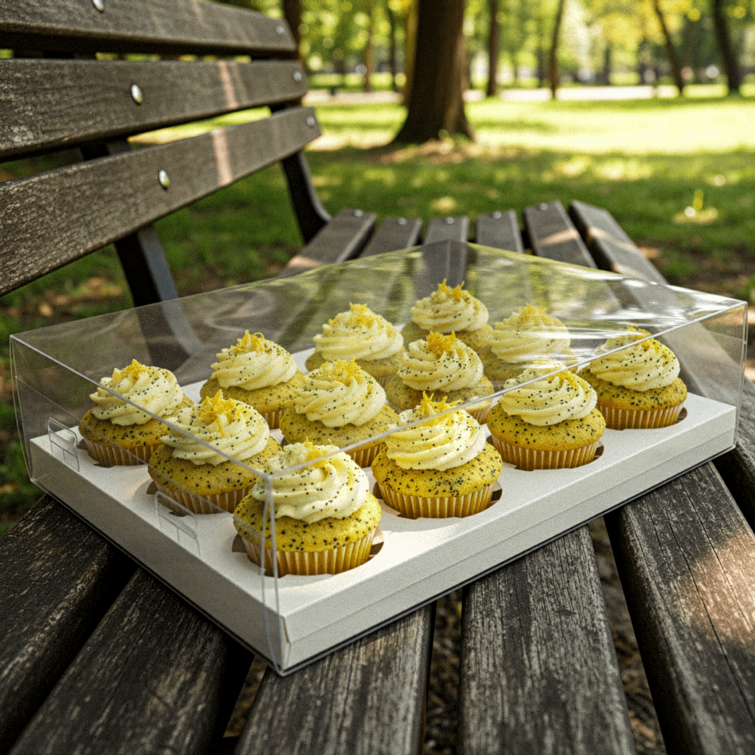Clear Cupcake Boxes for 12 Cupcakes - variant_product_type