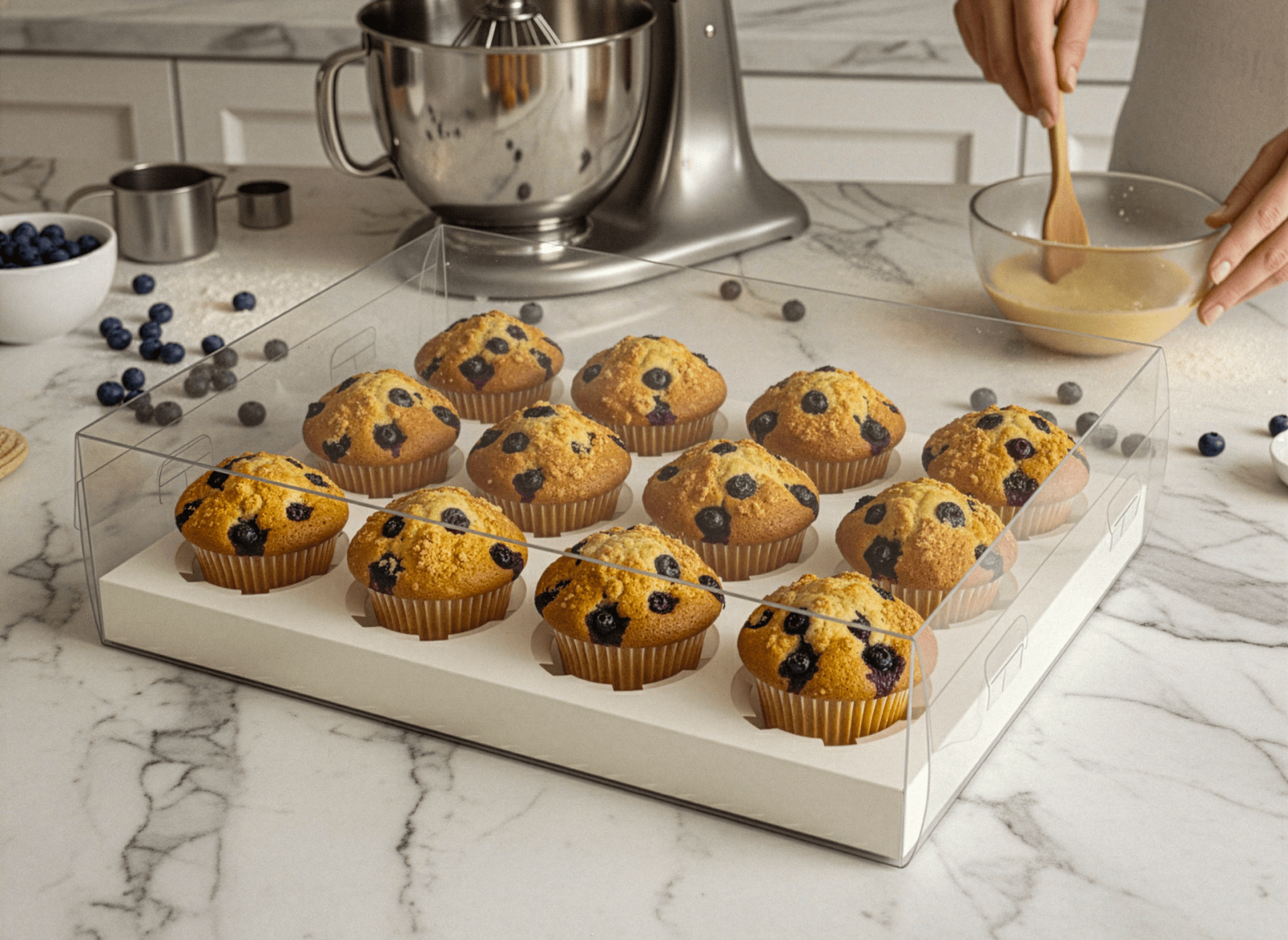 Clear Cupcake Boxes for 12 Cupcakes - variant_product_type