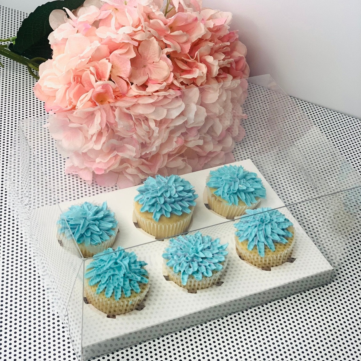 Clear Cupcake Boxes for 6 Cupcakes - variant_product_type