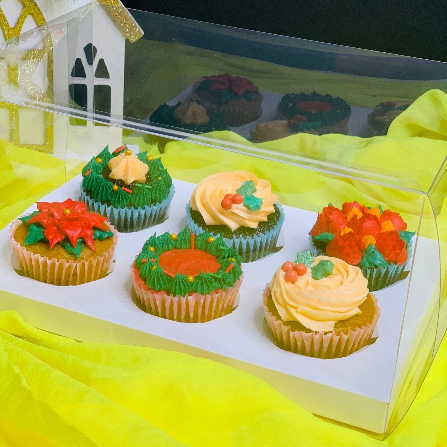 Clear Cupcake Boxes for 6 Cupcakes - variant_product_type