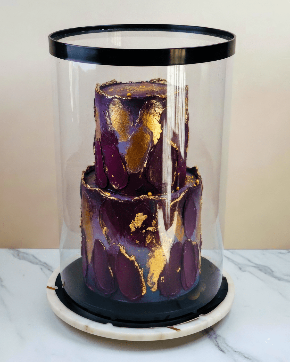 Extra Tall Round Clear Cake Box - 12 Inch Diameter x 18 Inch Tall - RW1218 Round cake box