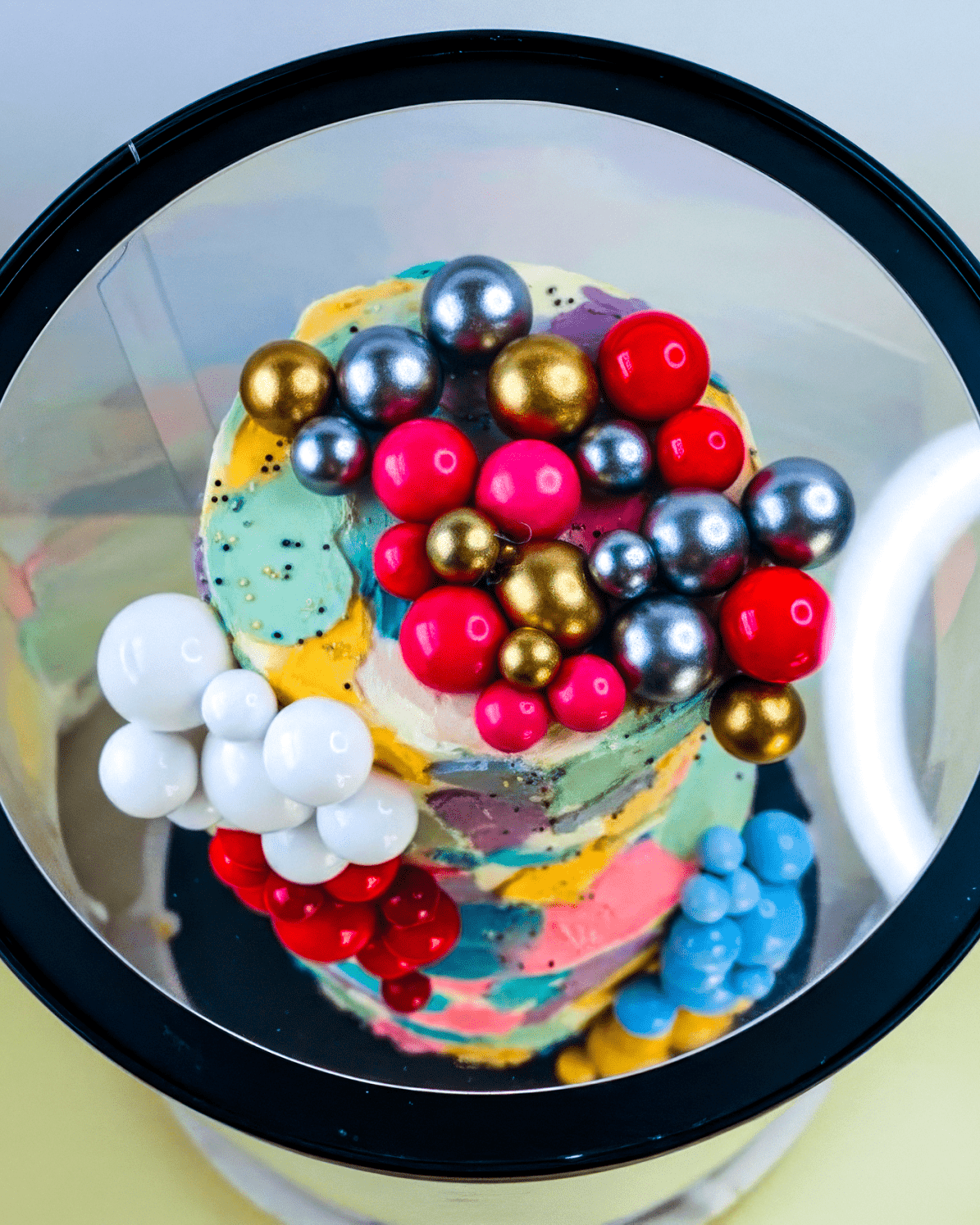 Extra Tall Round Clear Cake Box - 12 Inch Diameter x 18 Inch Tall - RB1218 Round cake box