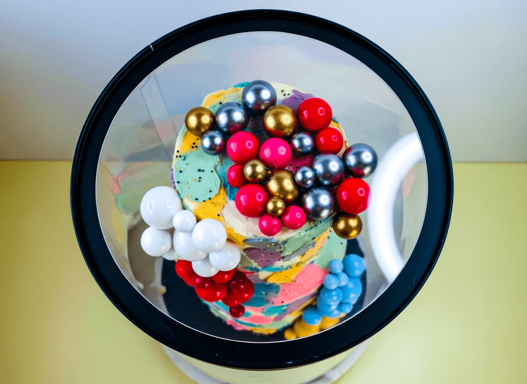 Extra Tall Round Clear Cake Box - 12 Inch Diameter x 18 Inch Tall - RB1218 Round cake box