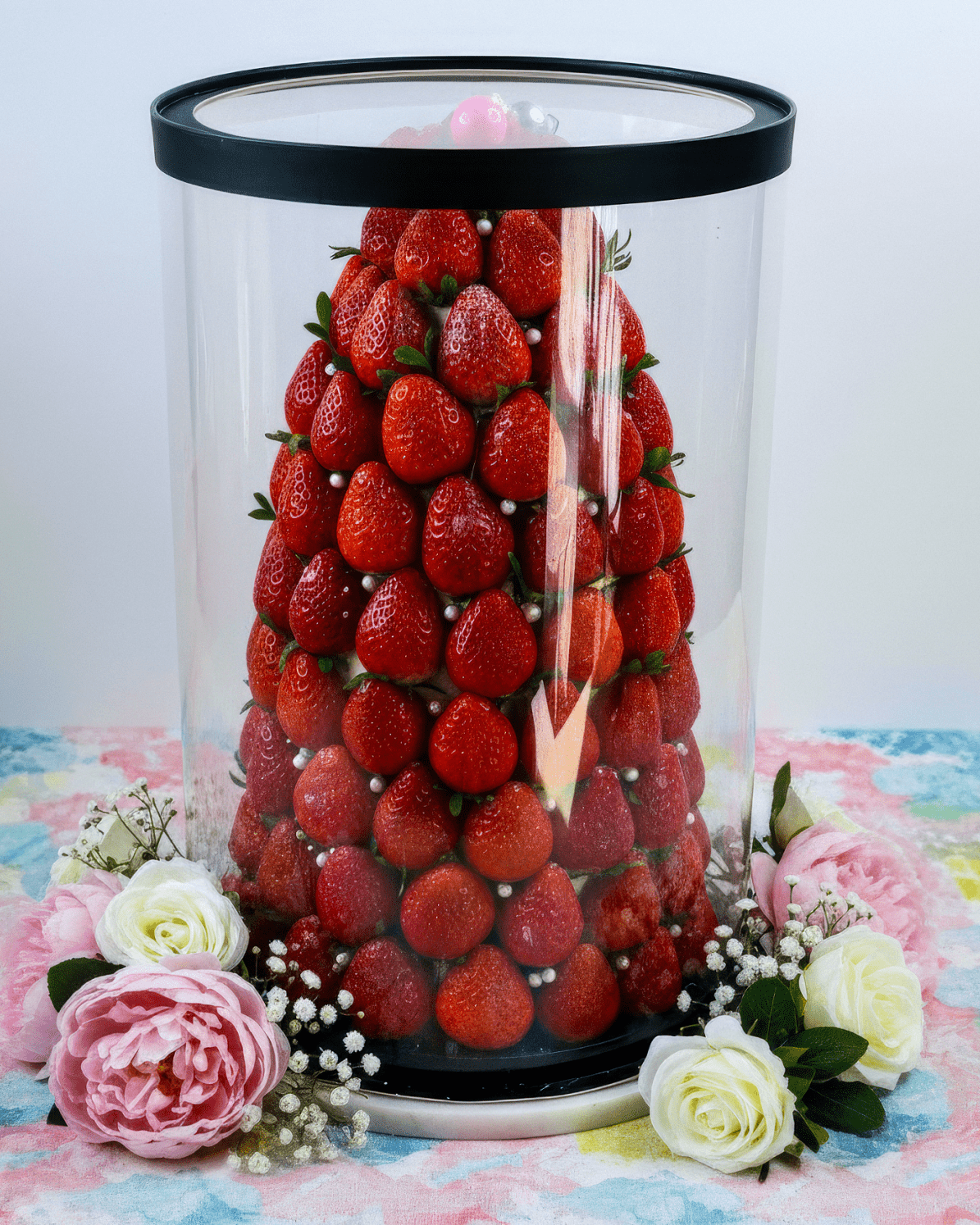 Extra Tall Round Clear Cake Box - 12 Inch Diameter x 18 Inch Tall - RW1218 Round cake box