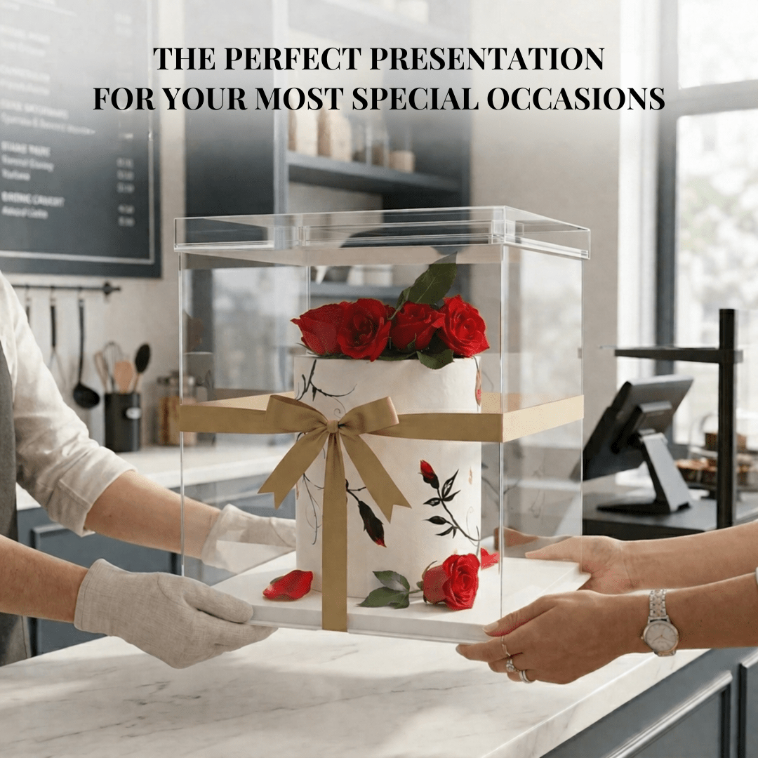 Extra Tall Square Cake Box 14 x 14 x 16 for Decorated Cakes - variant_product_type