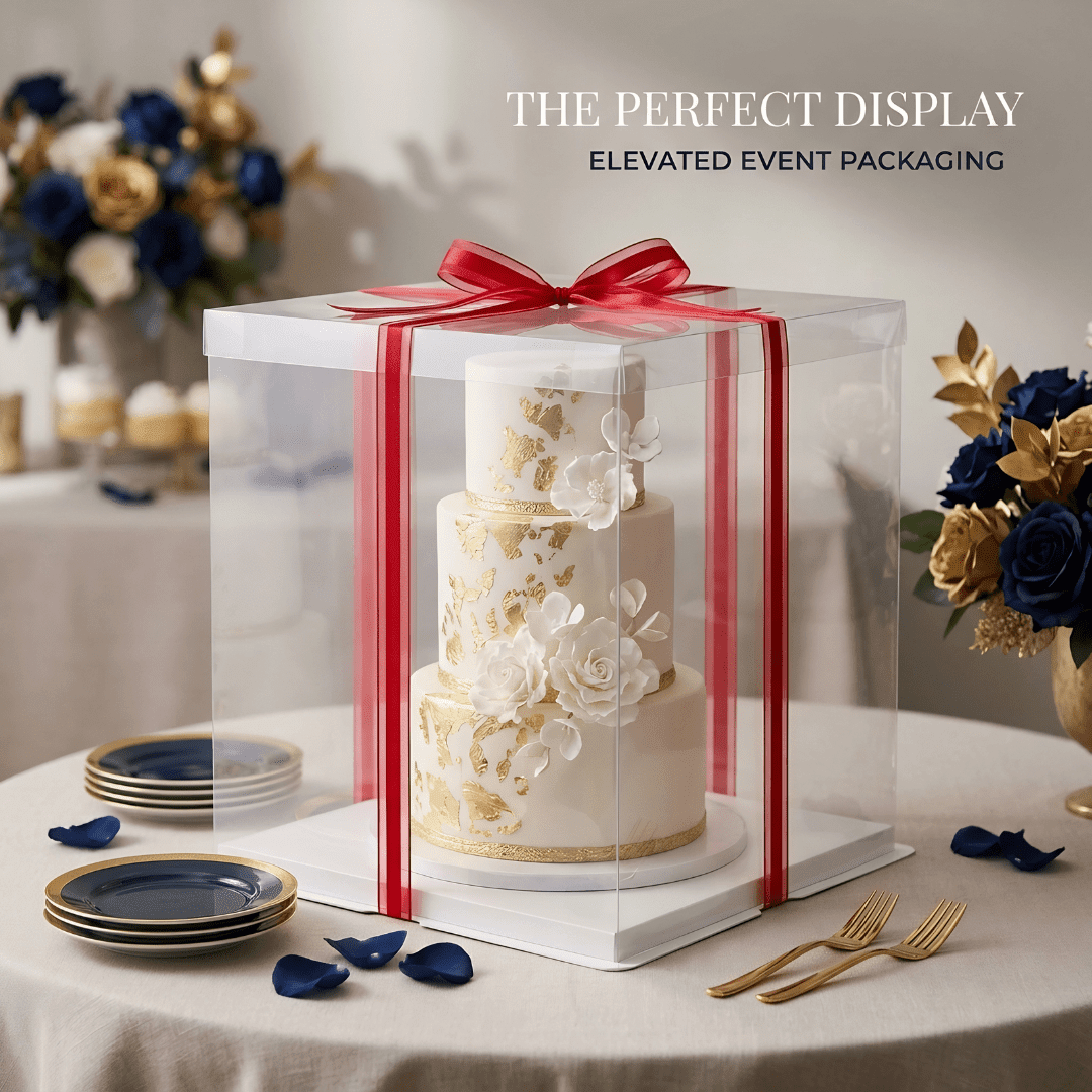 Extra Tall Square Cake Box 14 x 14 x 16 for Decorated Cakes - variant_product_type