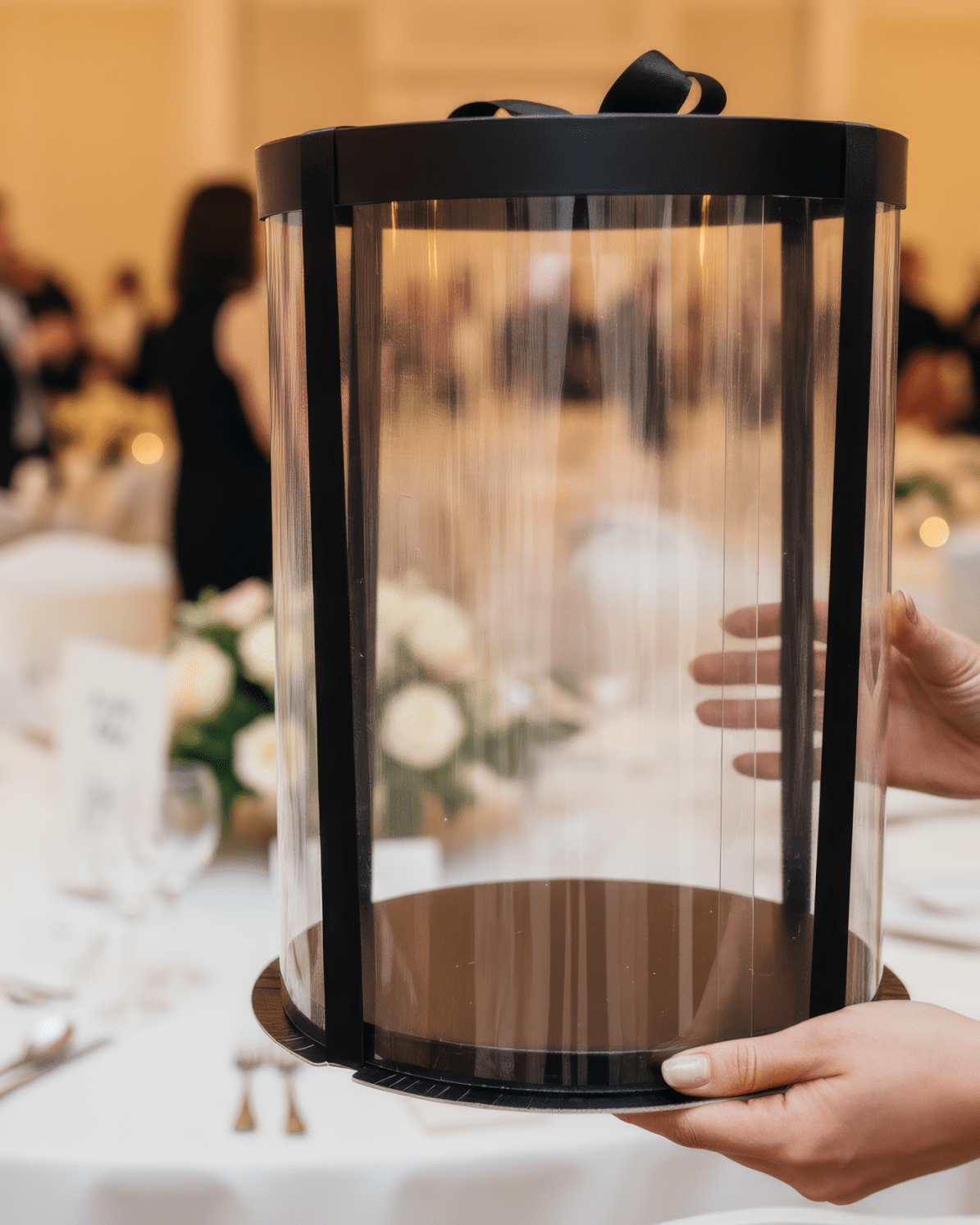 Extra Tall Square Clear Cake Box - 10 x 10 x 12 Inch - Square Cake box