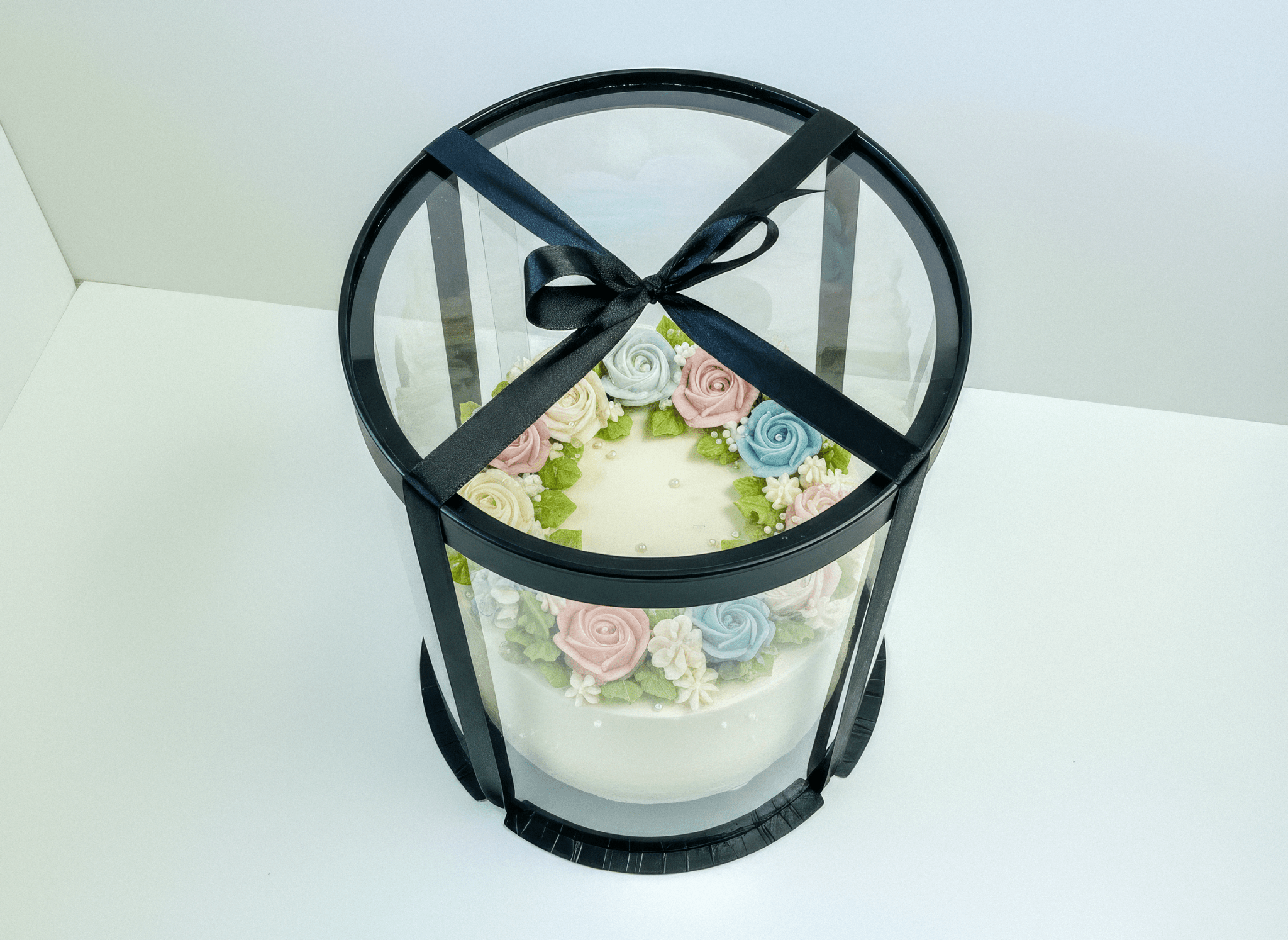 Extra Tall Square Clear Cake Box - 10 x 10 x 12 Inch - Square Cake box