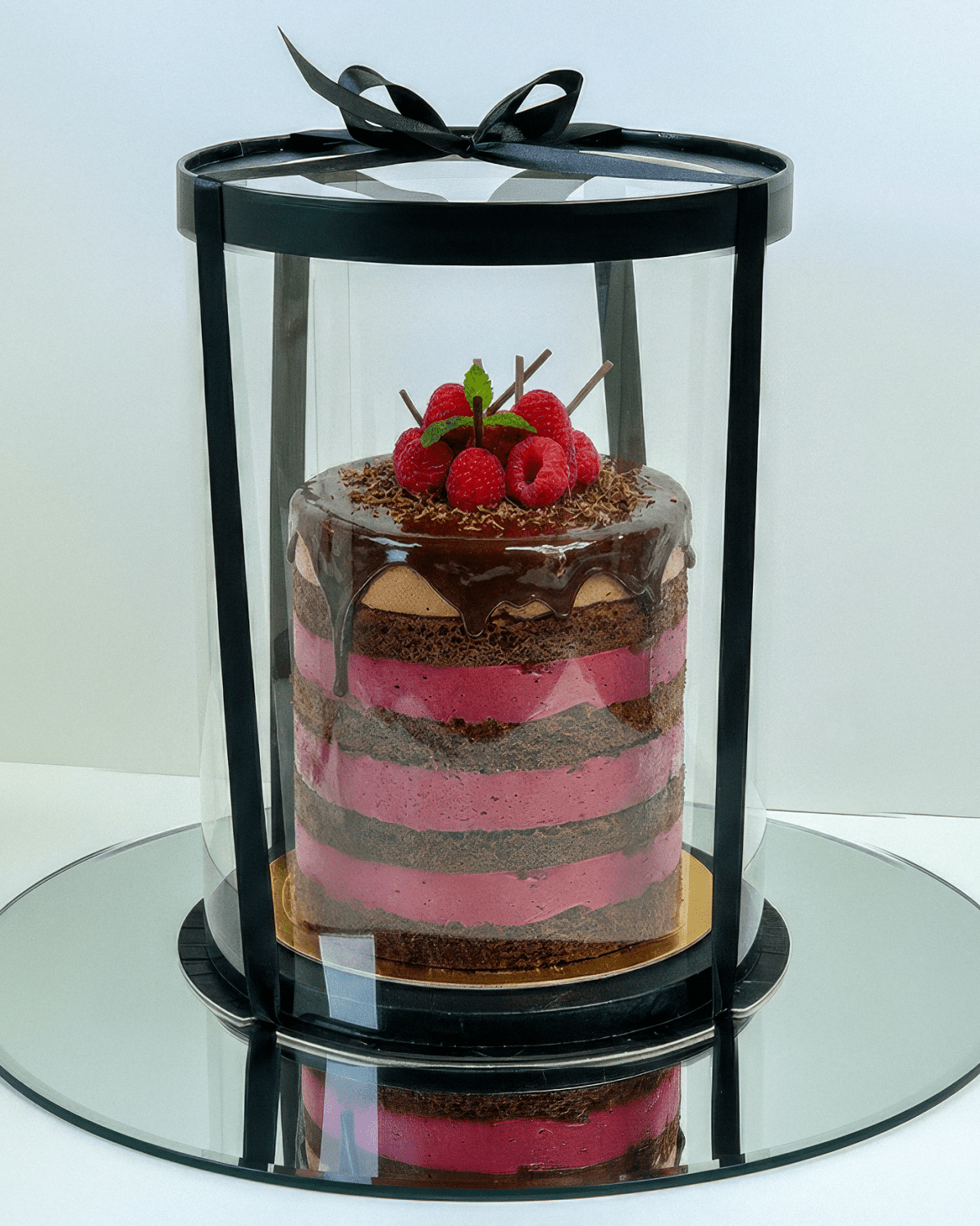 Extra Tall Square Clear Cake Box - 10 x 10 x 12 Inch - Square Cake box