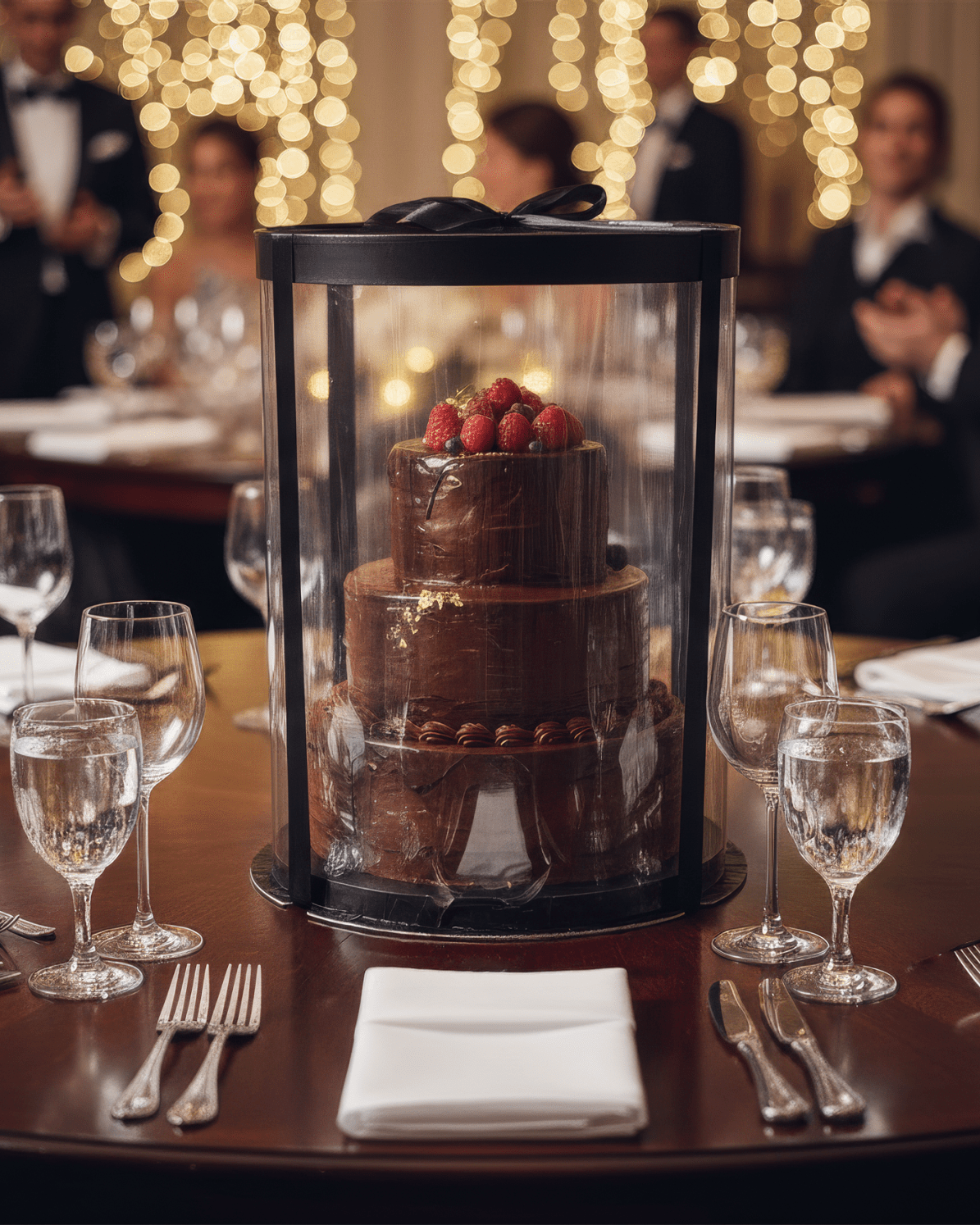 Extra Tall Square Clear Cake Box - 10 x 10 x 12 Inch - Square Cake box