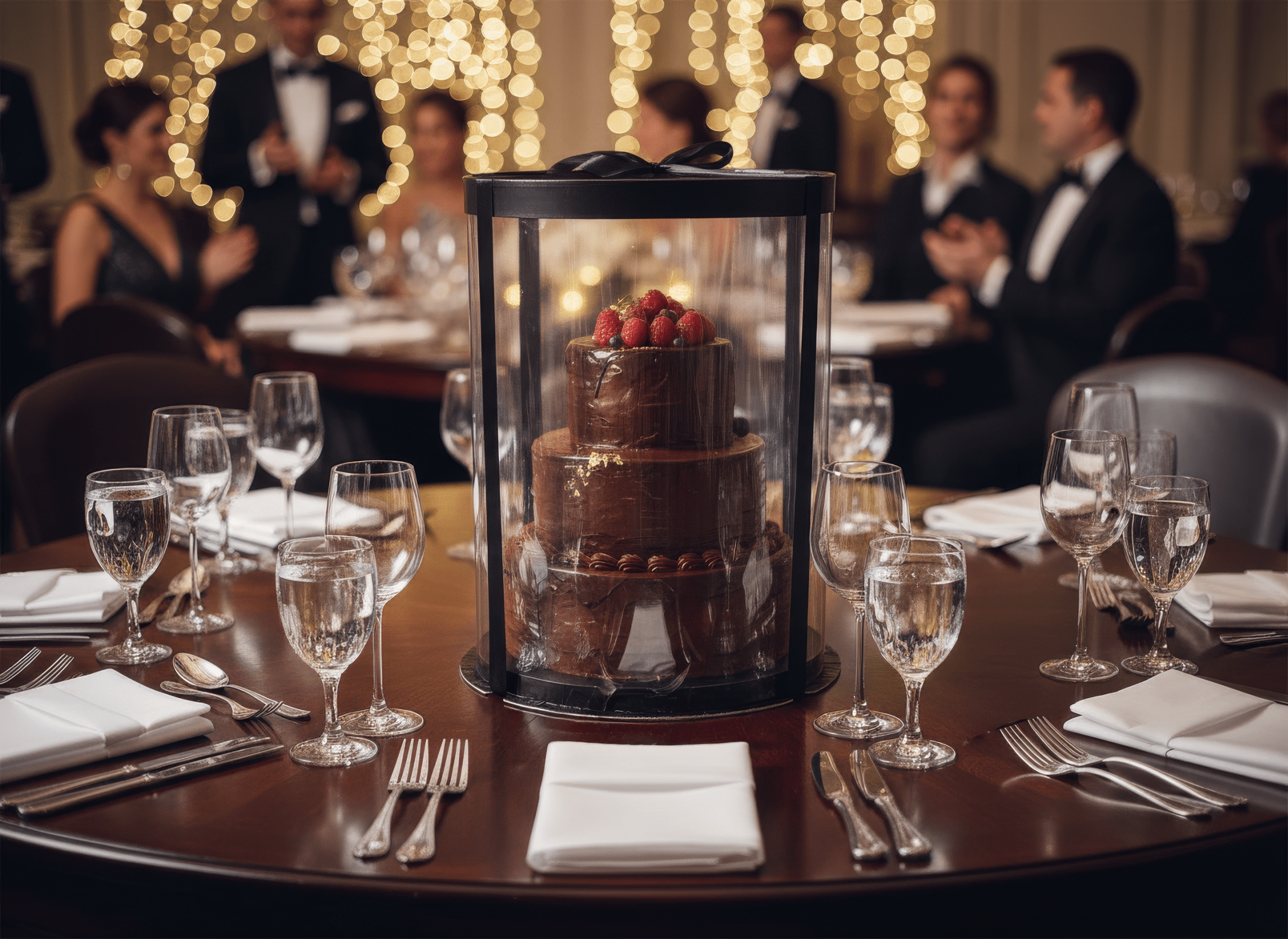 Extra Tall Square Clear Cake Box - 10 x 10 x 12 Inch - Square Cake box