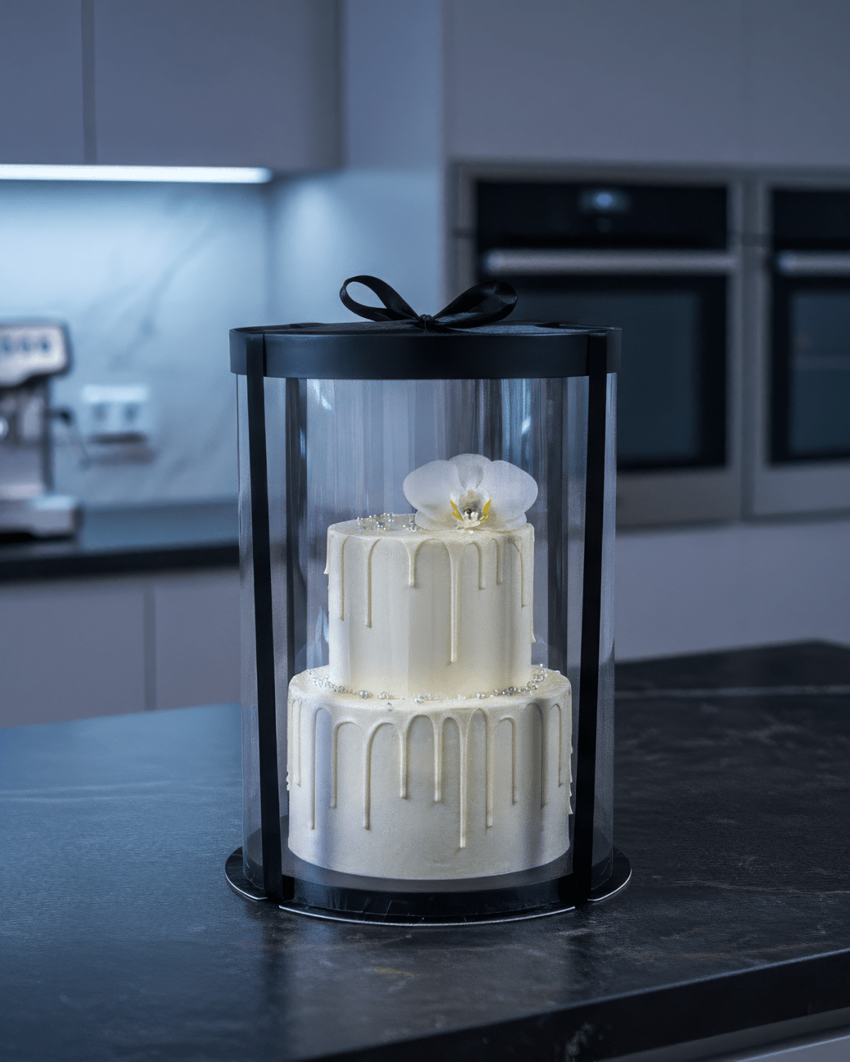 Extra Tall Square Clear Cake Box - 10 x 10 x 12 Inch - Square Cake box