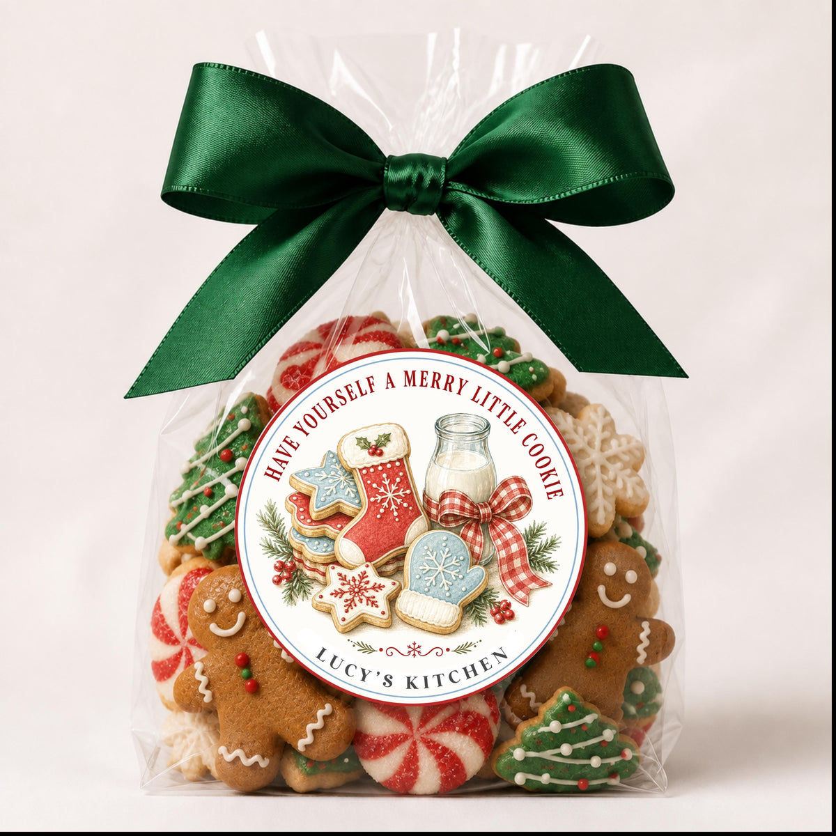 Personalized Christmas Baking Stickers, From the Kitchen of Labels, Holiday Baked Goods Packaging Labels, Custom Bakery Stickers