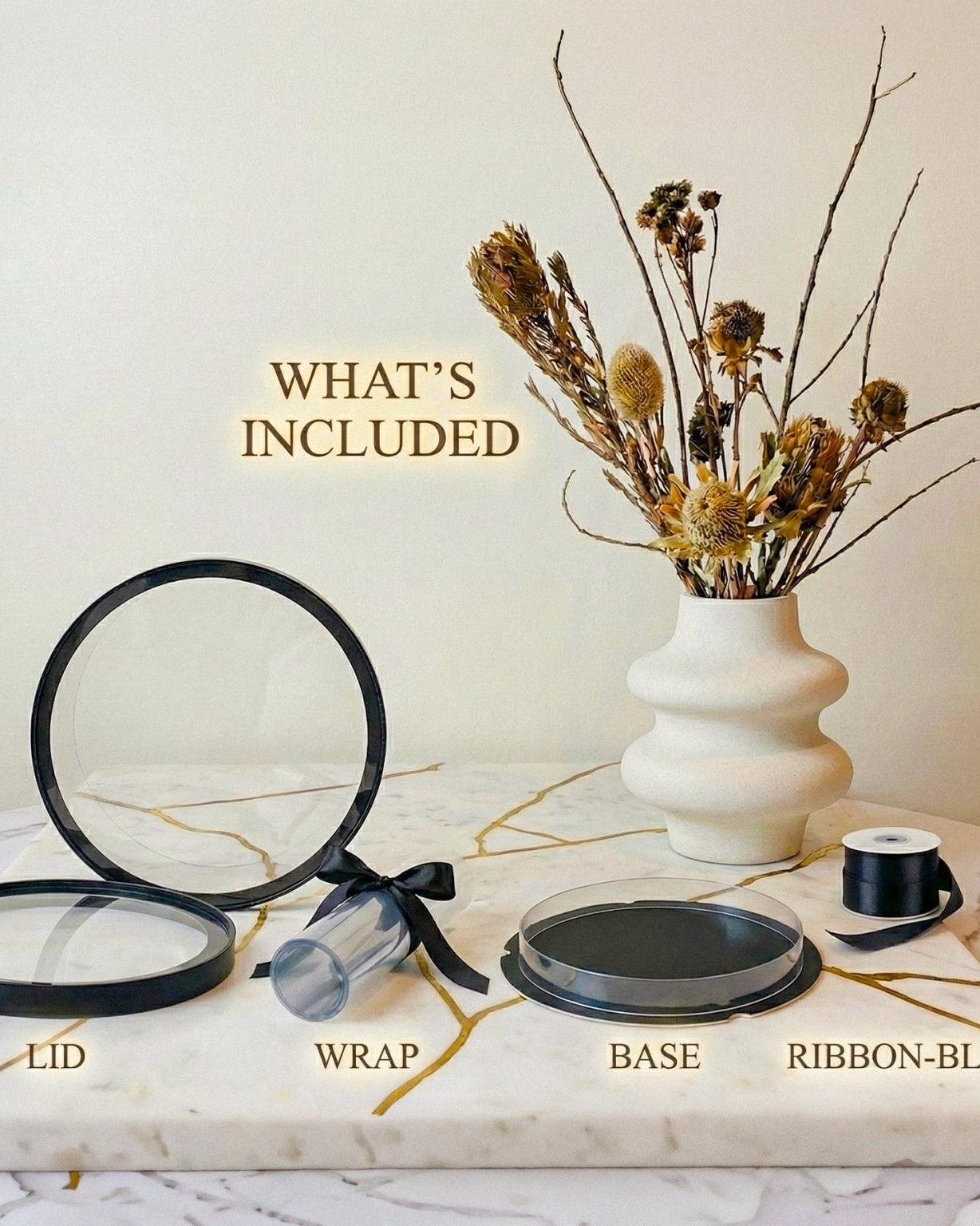 Large Round Tall Clear Cake Box - 12" D x 13.5" H - RW12135 Round cake box