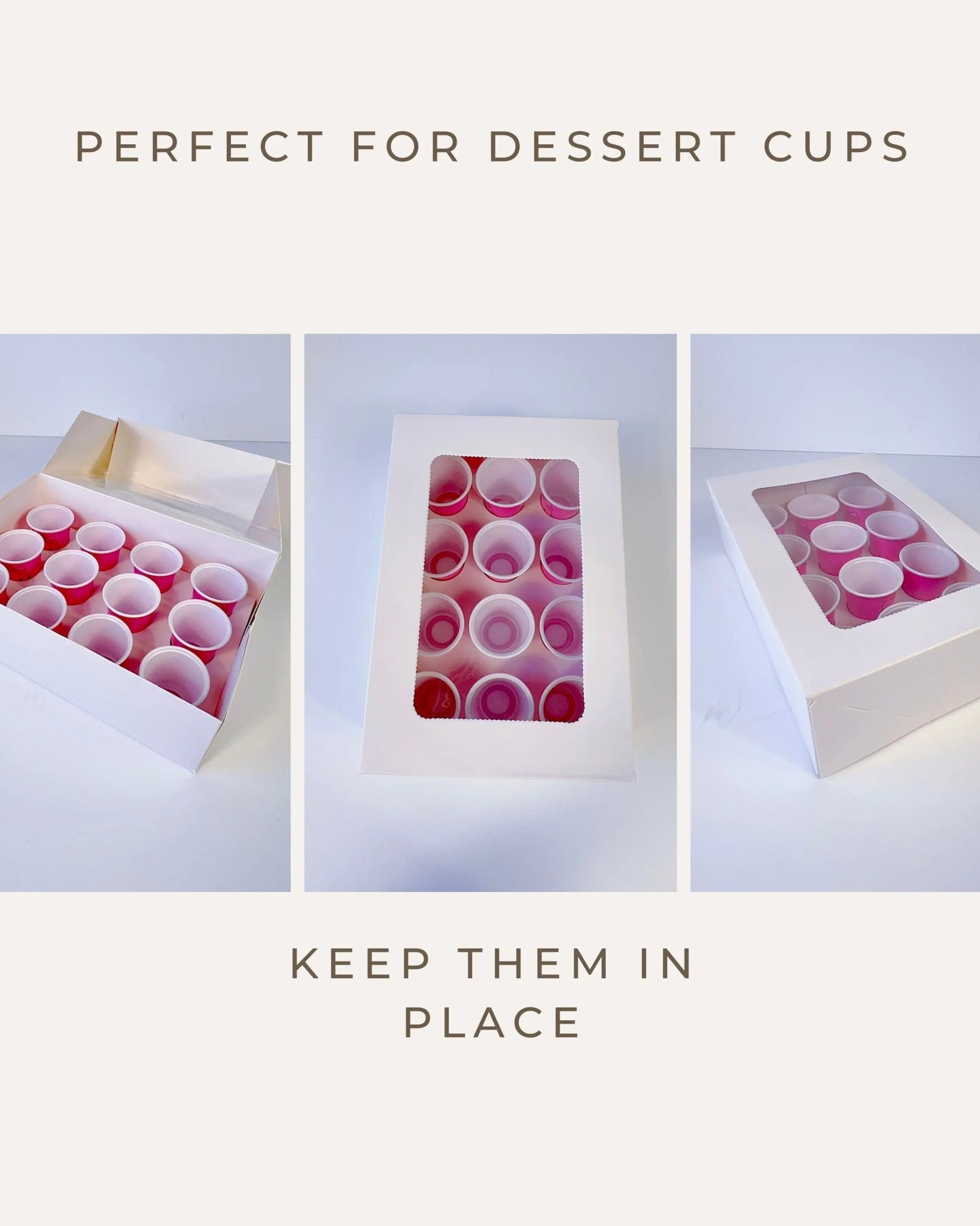 Mini Cupcake Boxes with 12 Holes Inserts - Cupcake Cone Box - 12minisSweet Degrees Kitchen