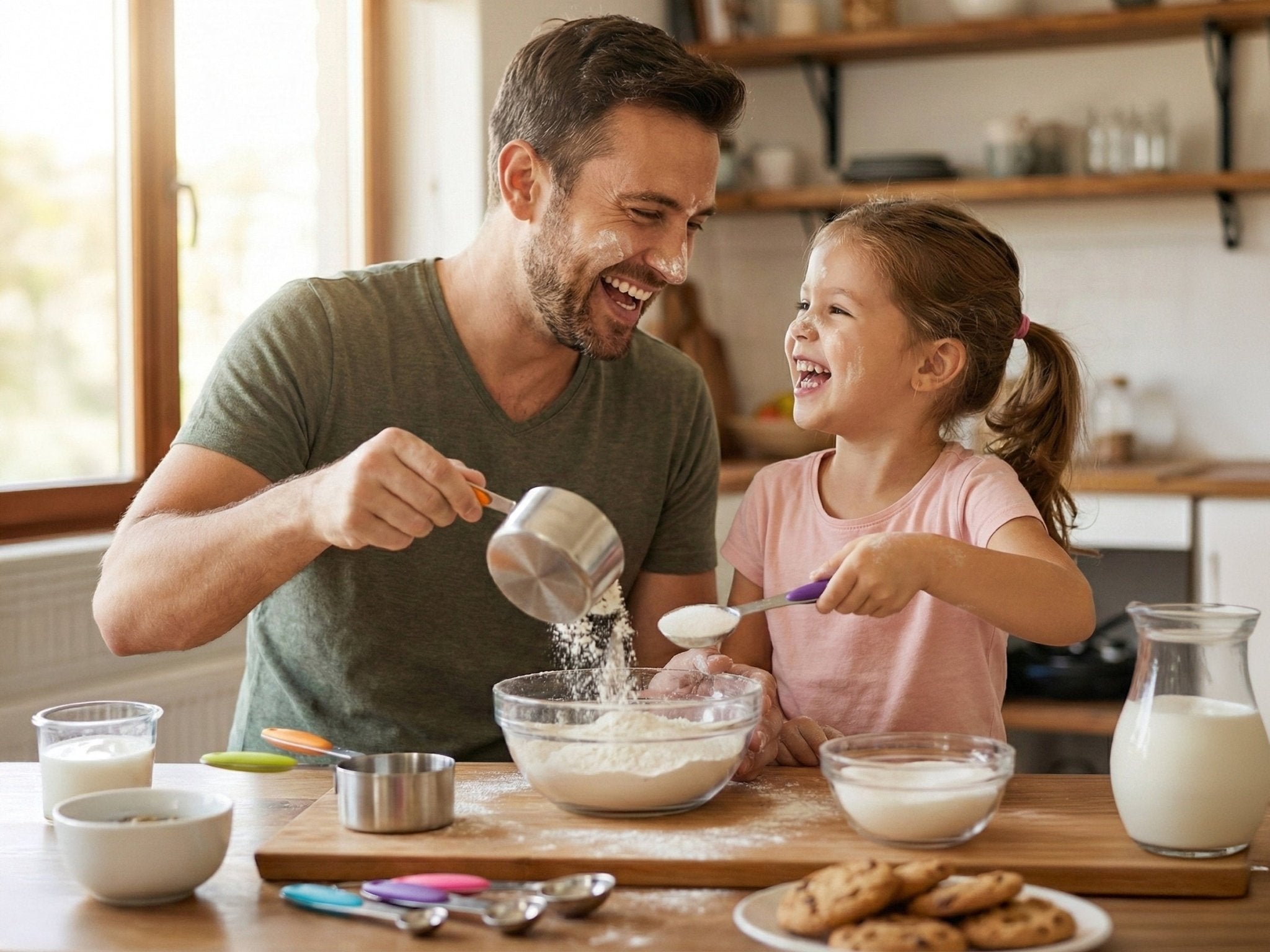 Stainless Steel Measuring Cups and Spoons Set 10 Piece - measuring cups and spoons