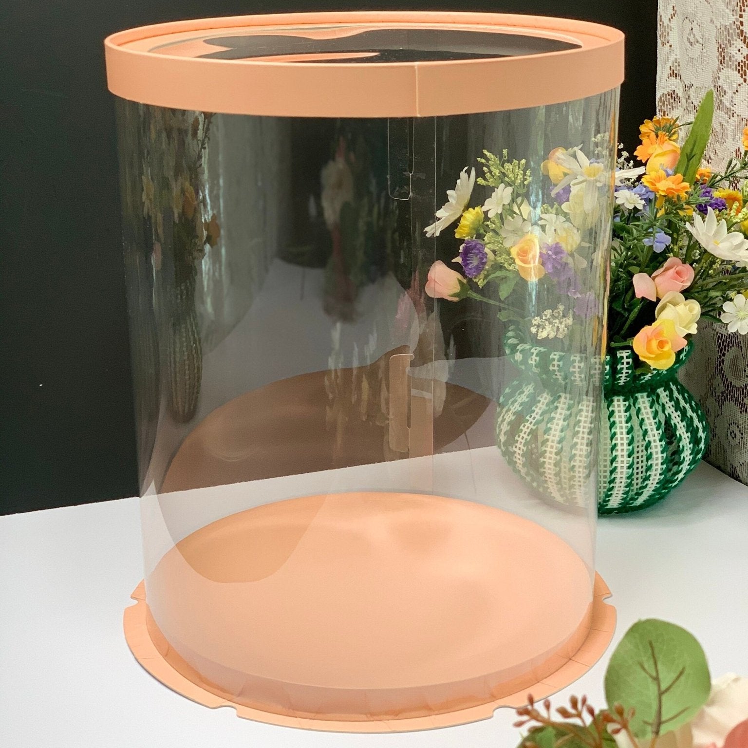 Tall Clear Cake Box 8.5" x 11.75" Round - variant_product_type