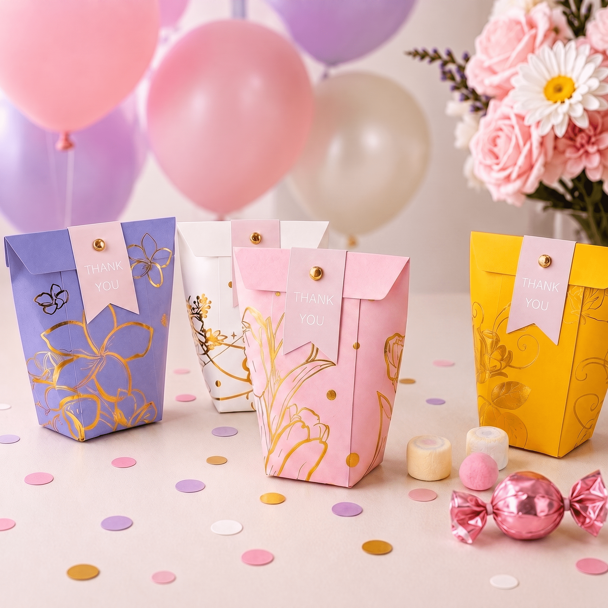 Thank You Wedding Favor Bags 50 Pack - variant_product_type