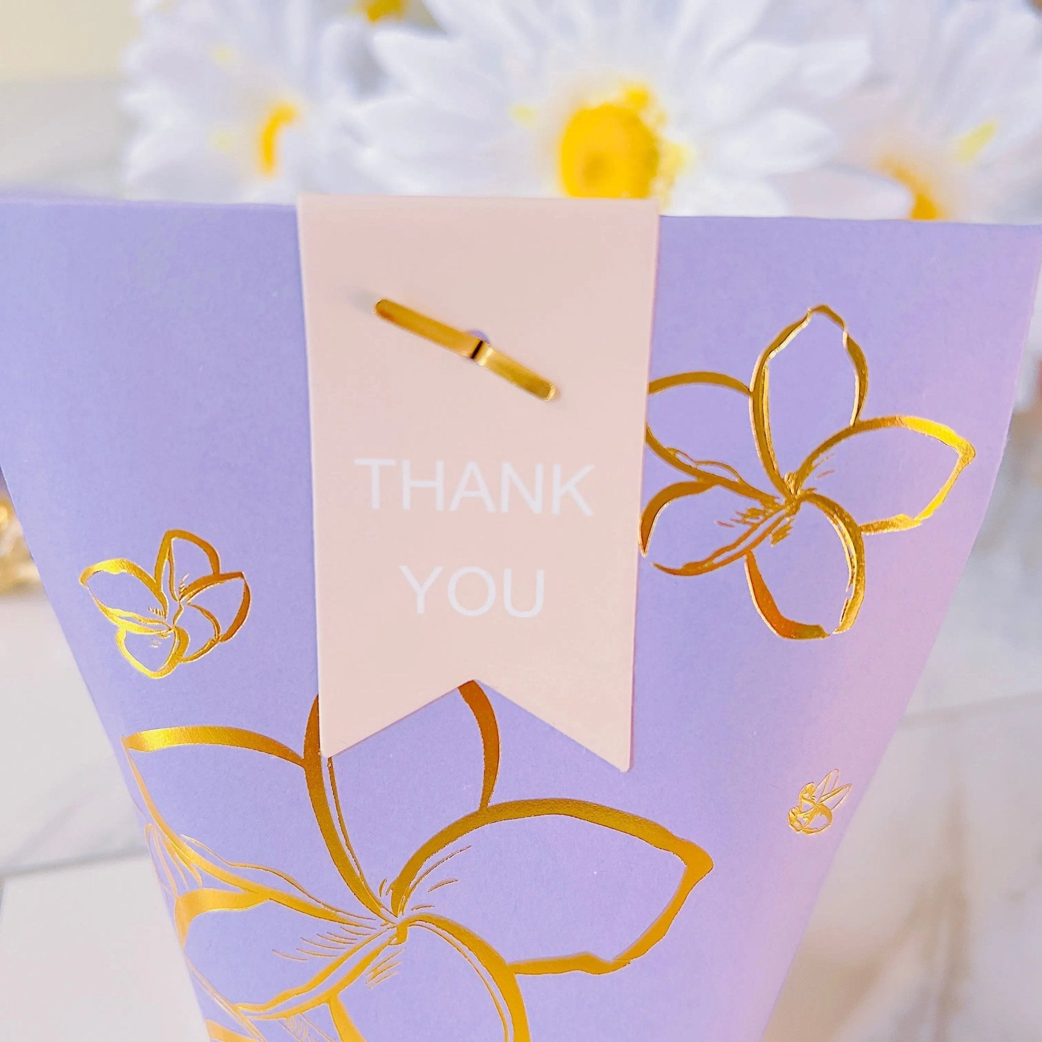 Wedding Favor Bags 50 Pcs - Luxury Candy Boxes - Bridal Shower Favor Boxes - Baby Shower Gift Box for Guest - Elegant Party Gifts Bags - Gift Boxes & Tins