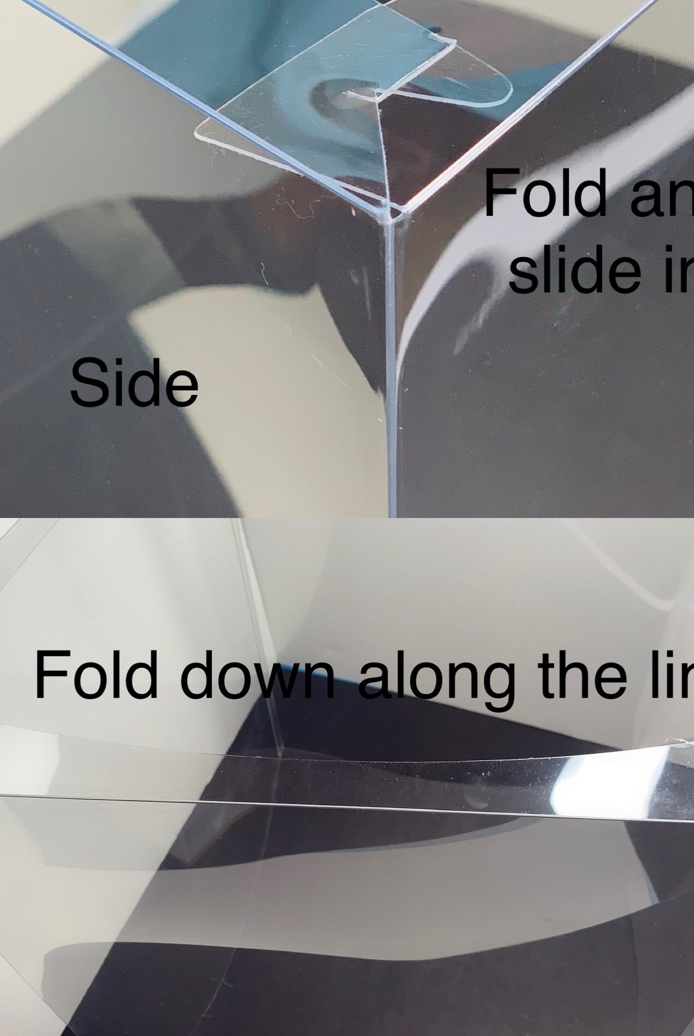 10"L x 10"W x 12"H Extra Tall Clear Square Cake Box