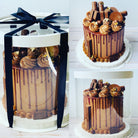 Tall Clear Round Cake Box 8.5" Diameter x 11.75"