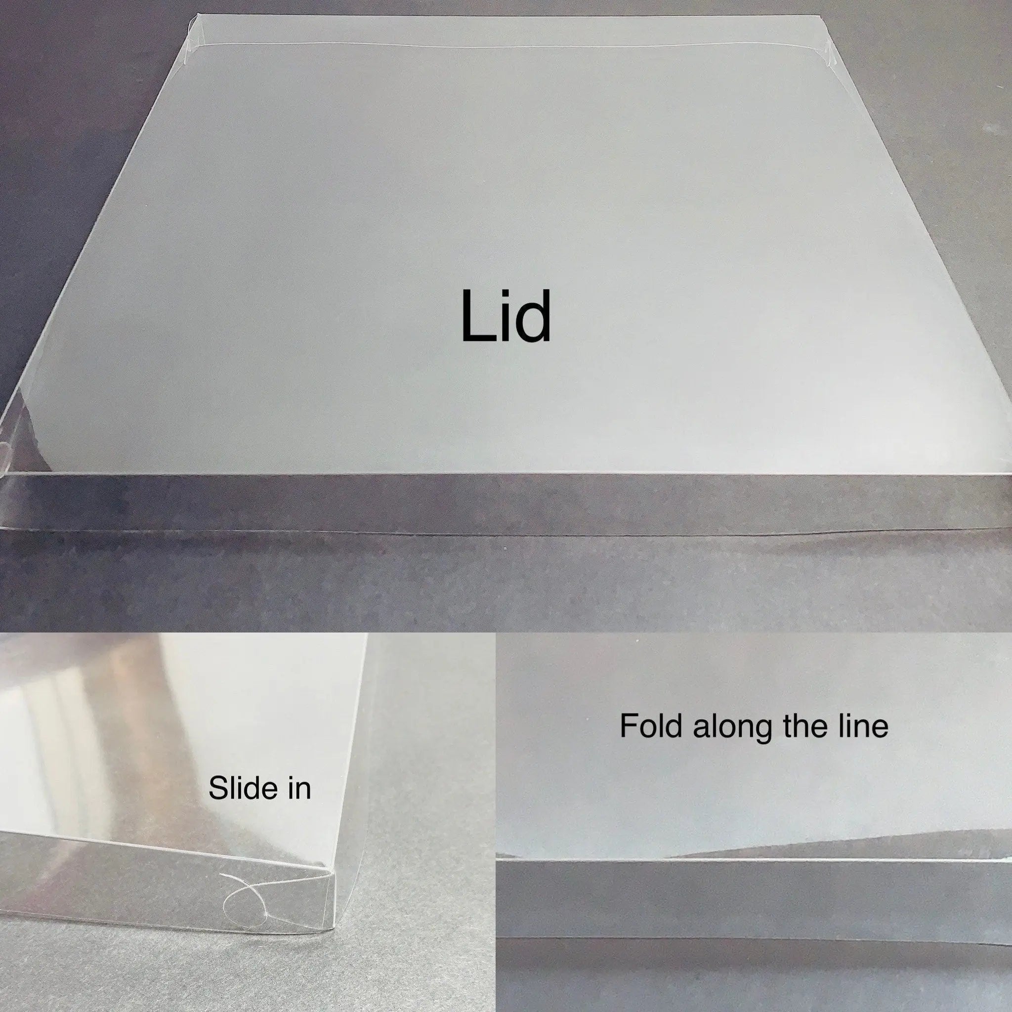 4 Tier Extra Tall Clear Cake Box With Ribbon - 13"L x 13"W x 19.5"H - S13195Sweet Degrees Kitchen