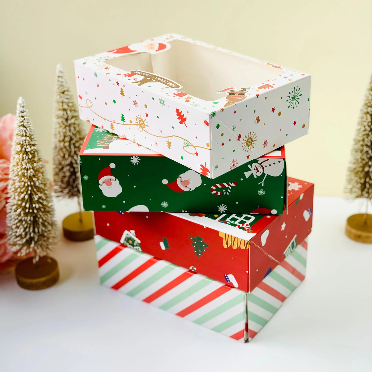 12PCs Christmas Cookie Boxes