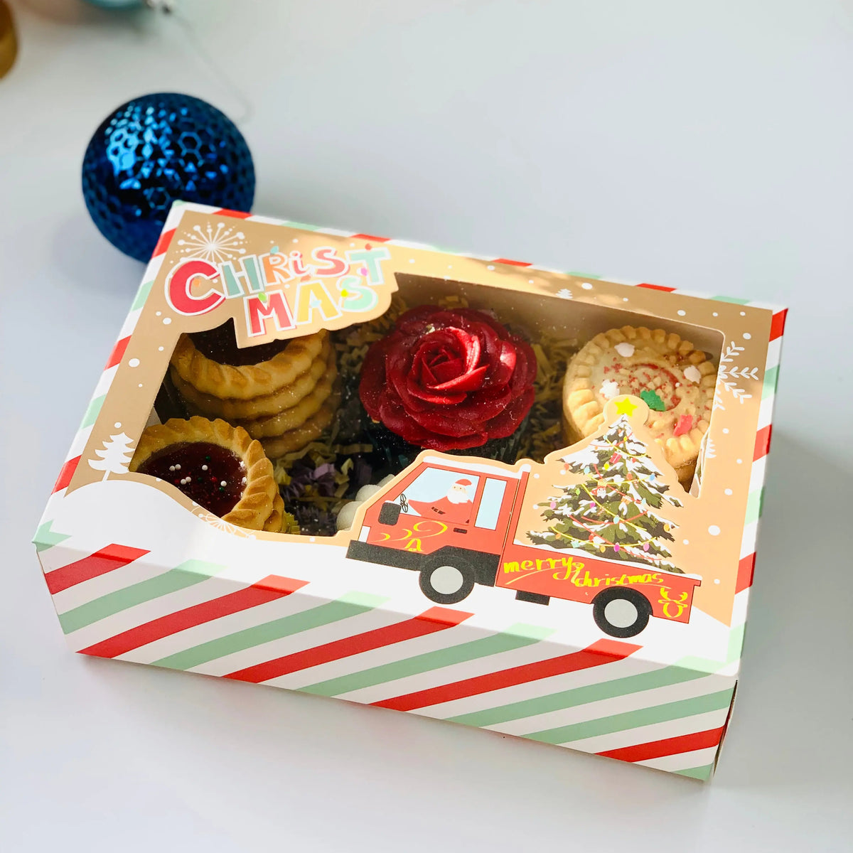 12PCs Christmas Cookie Boxes