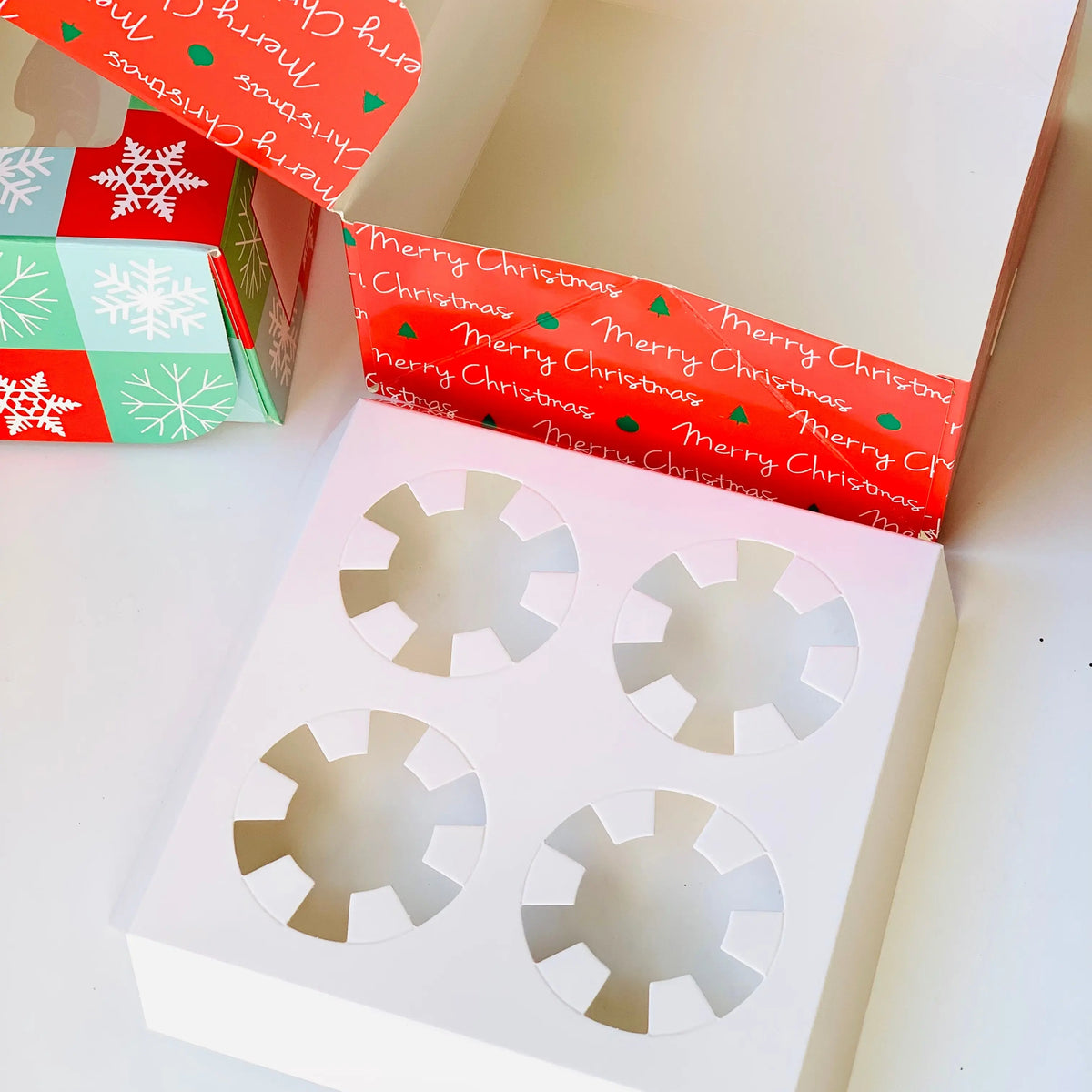 Christmas Cookie Boxes and Cupcake boxes