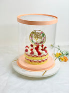 Tall Clear Round Cake Box 8.5" Diameter x 11.75"