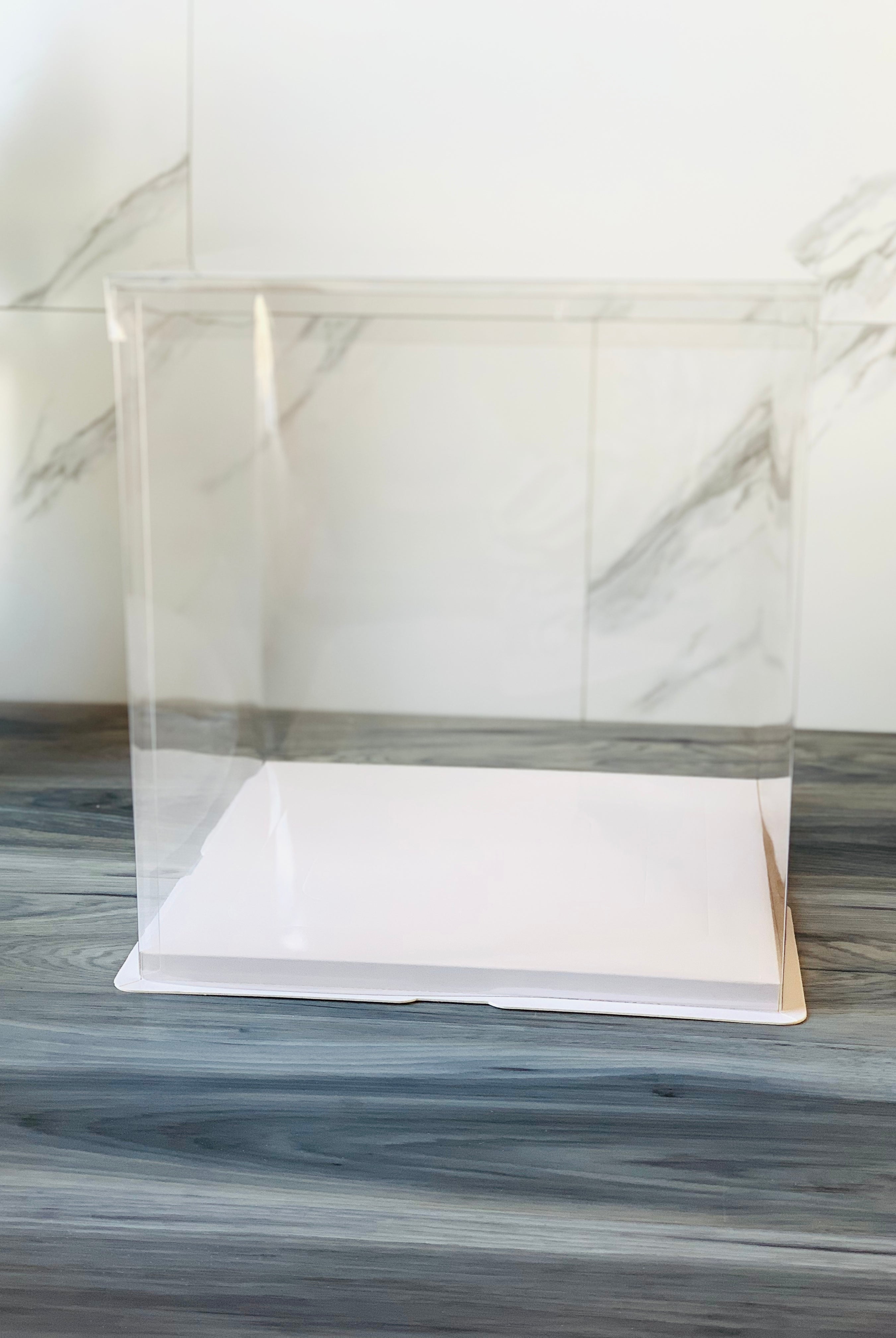Large Tall Clear Cake Box