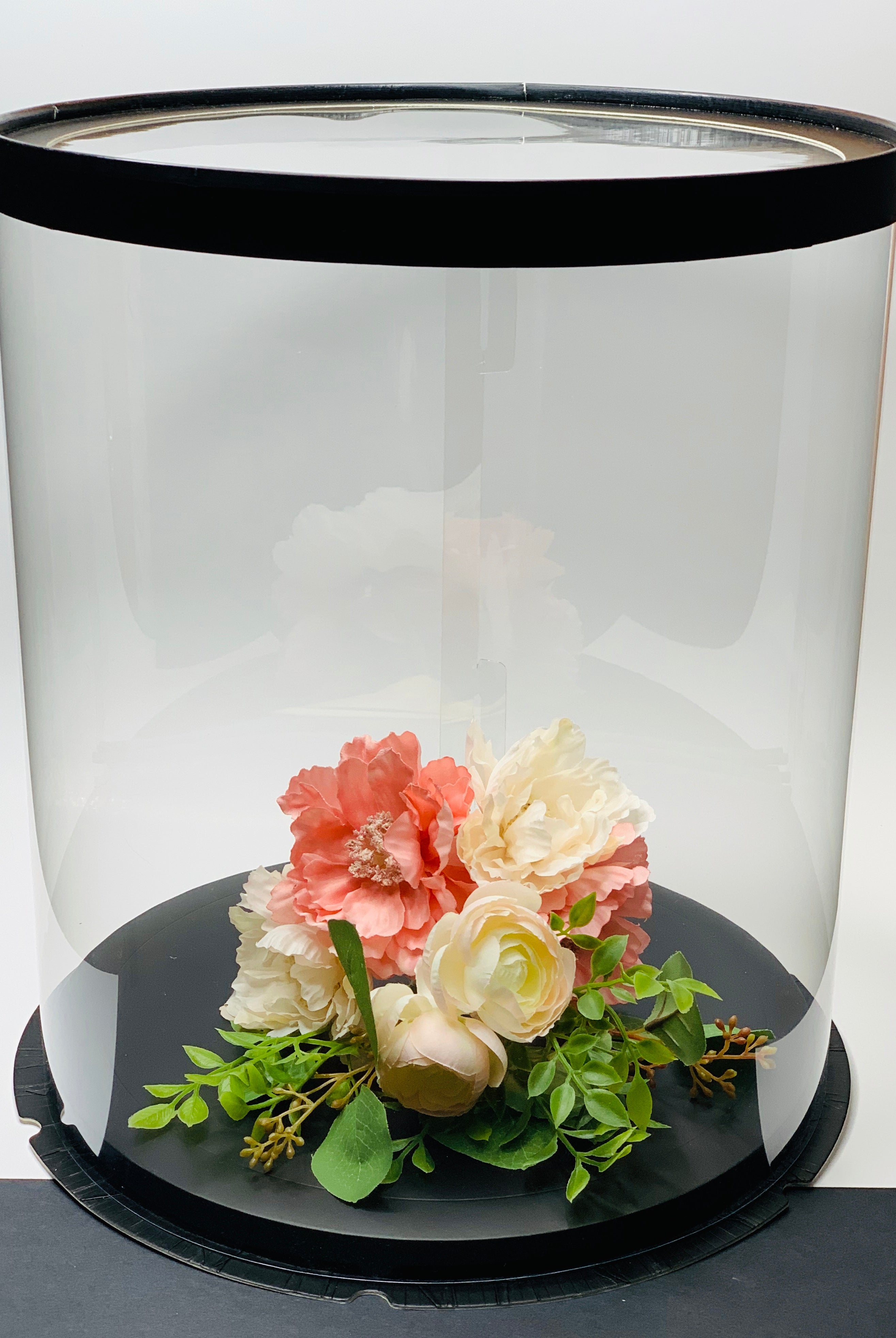 Tall Large Round Clear Cake Box