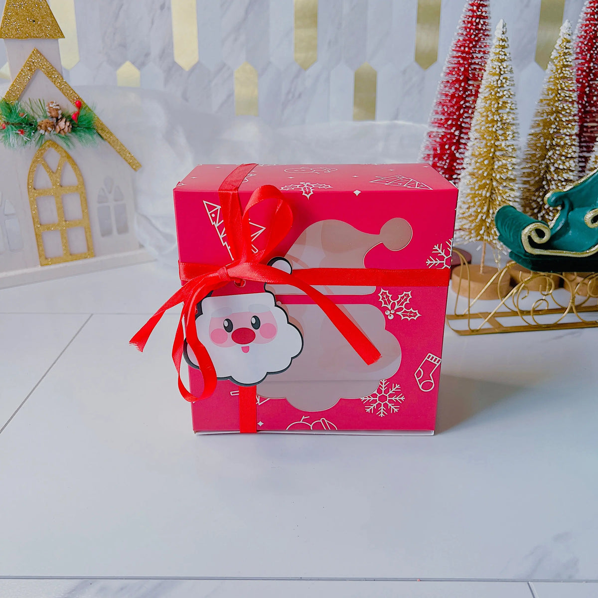Christmas Desserts Cupcake Gift Boxes