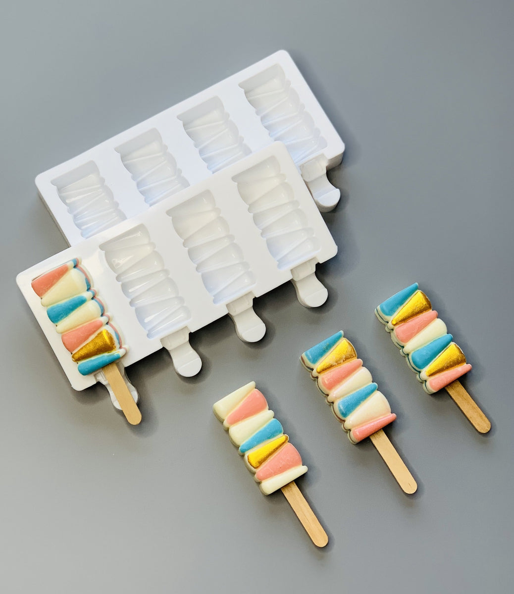 Sets of 2 Mini Popsicle Molds/chocolate Candy Bar Molds/cakesicle Mold/ice  Cream Molds/cake Pop Baking Molds 