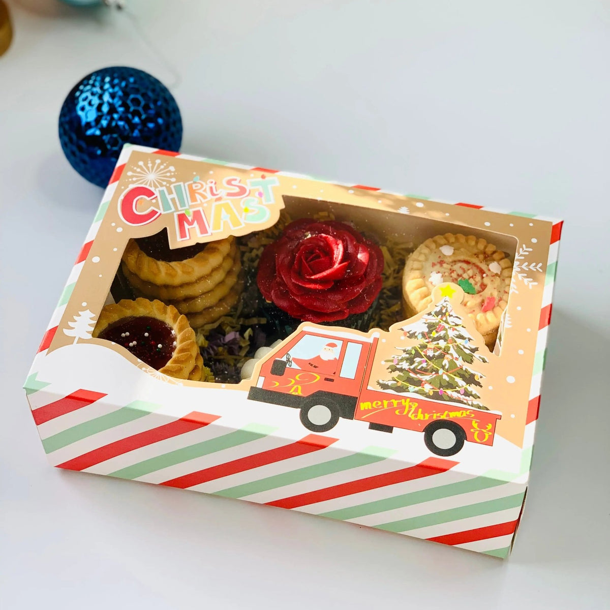 12PCs Christmas Cookie Boxes