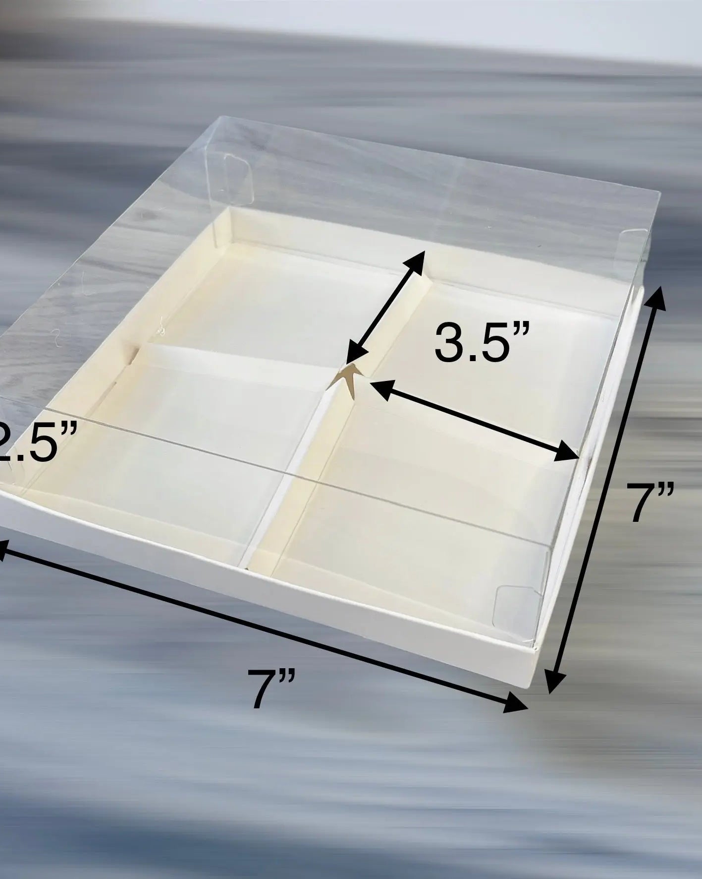 Clear Dessert Boxes With 4, 6 Holes - Donuts Box - Cookie Boxes - D04Sweet Degrees Kitchen