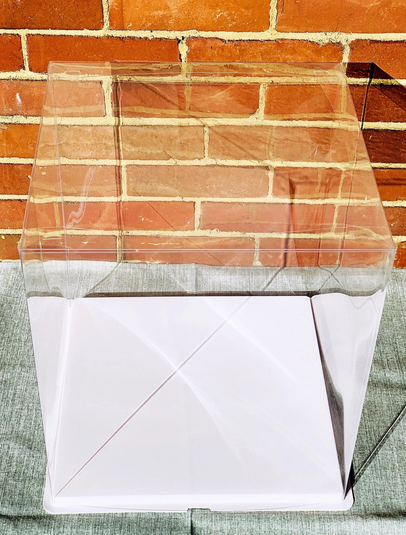 Extra Large Tall Square Clear Cake Box 14"L x 14"W x 16" H - S1416 Square Cake box