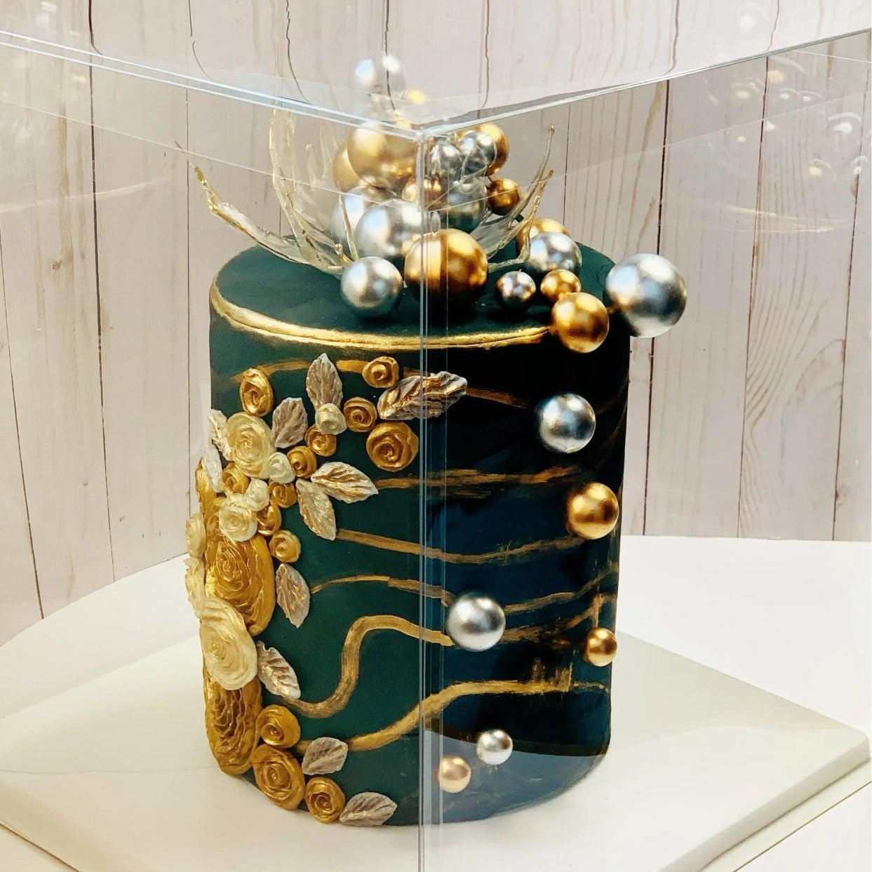 Extra Large Tall Square Clear Cake Box 14"L x 14"W x 16" H - S1416 Square Cake box