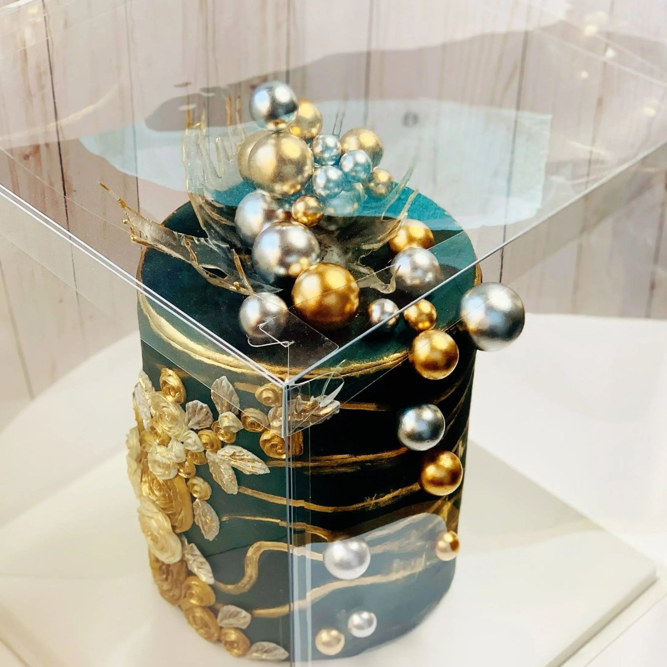 Extra Large Tall Square Clear Cake Box 14"L x 14"W x 16" H - S1416 Square Cake box