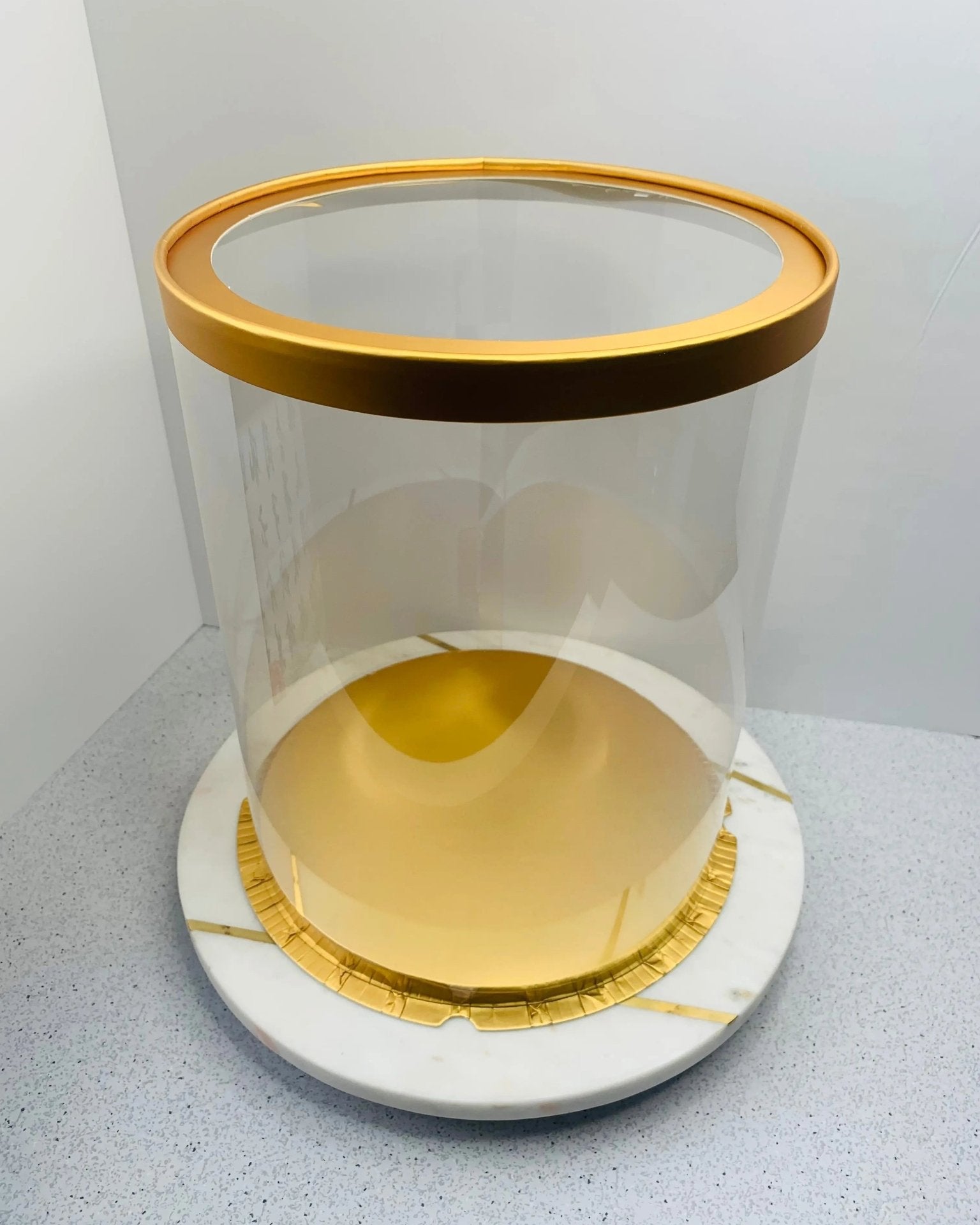 Extra Tall Large Round Clear Cake Box 12" D x 18" H - Tall Cake Boxes for Tiered Cakes - RW1218Sweet Degrees Kitchen