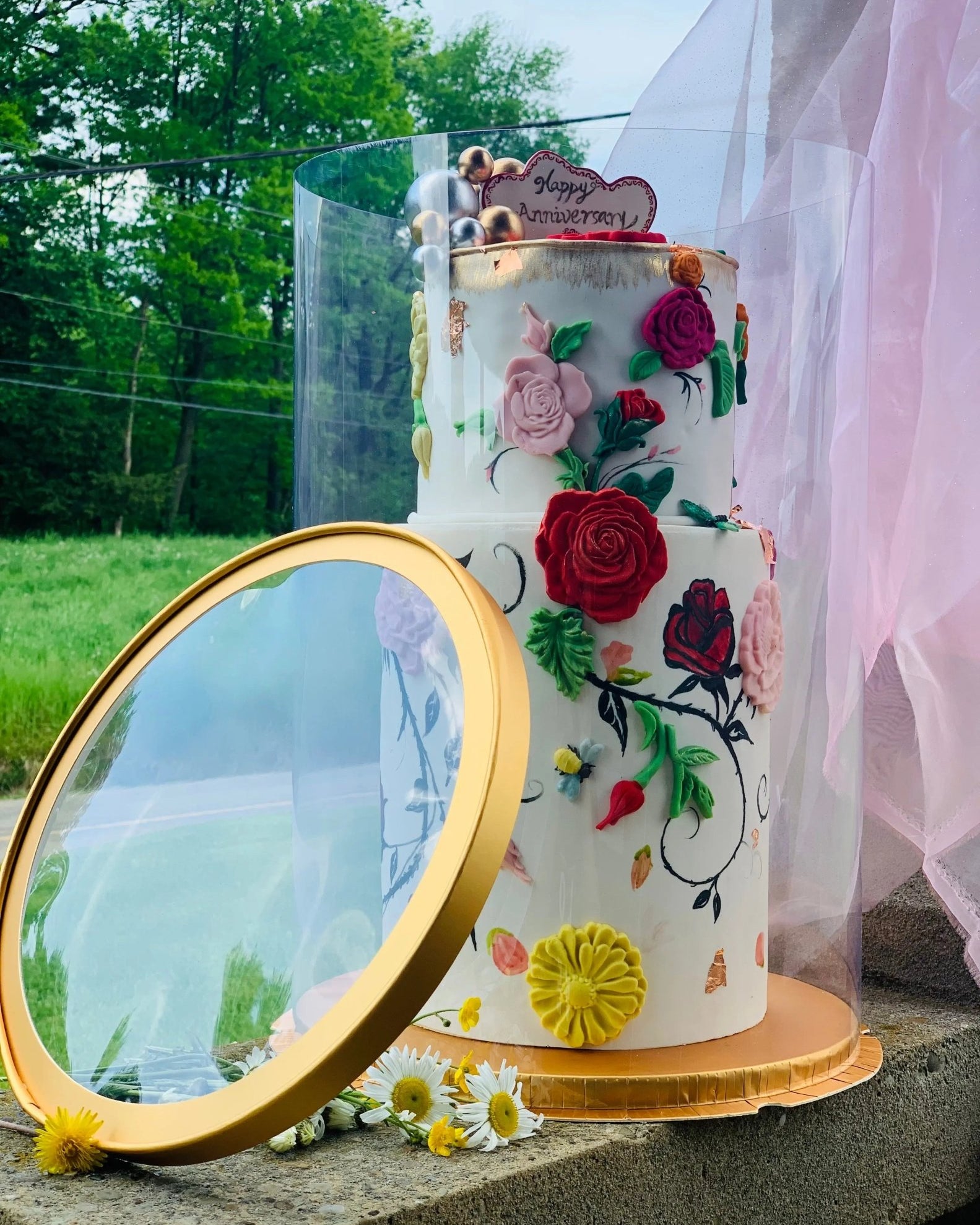 Extra Tall Large Round Clear Cake Box 12" D x 18" H - Tall Cake Boxes for Tiered Cakes - RW1218Sweet Degrees Kitchen