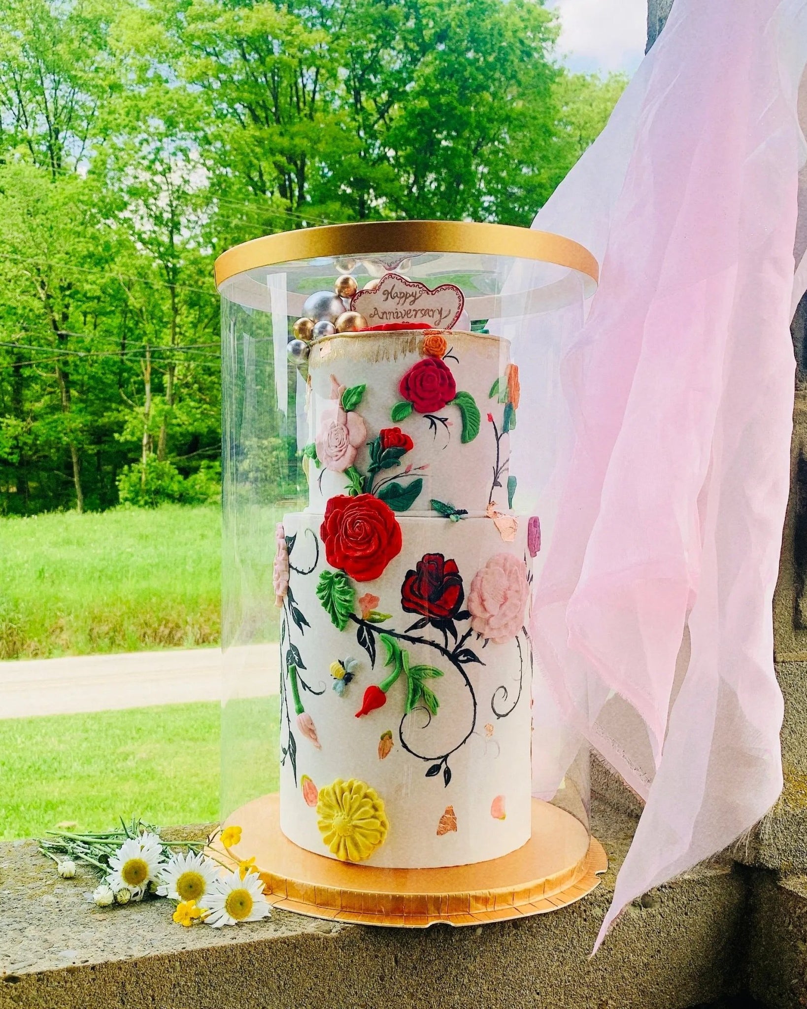 Extra Tall Large Round Clear Cake Box 12" D x 18" H - Tall Cake Boxes for Tiered Cakes - RW1218Sweet Degrees Kitchen