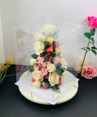 Extra Tall Clear Square Cake Box 10"L x 10"W x 12"H