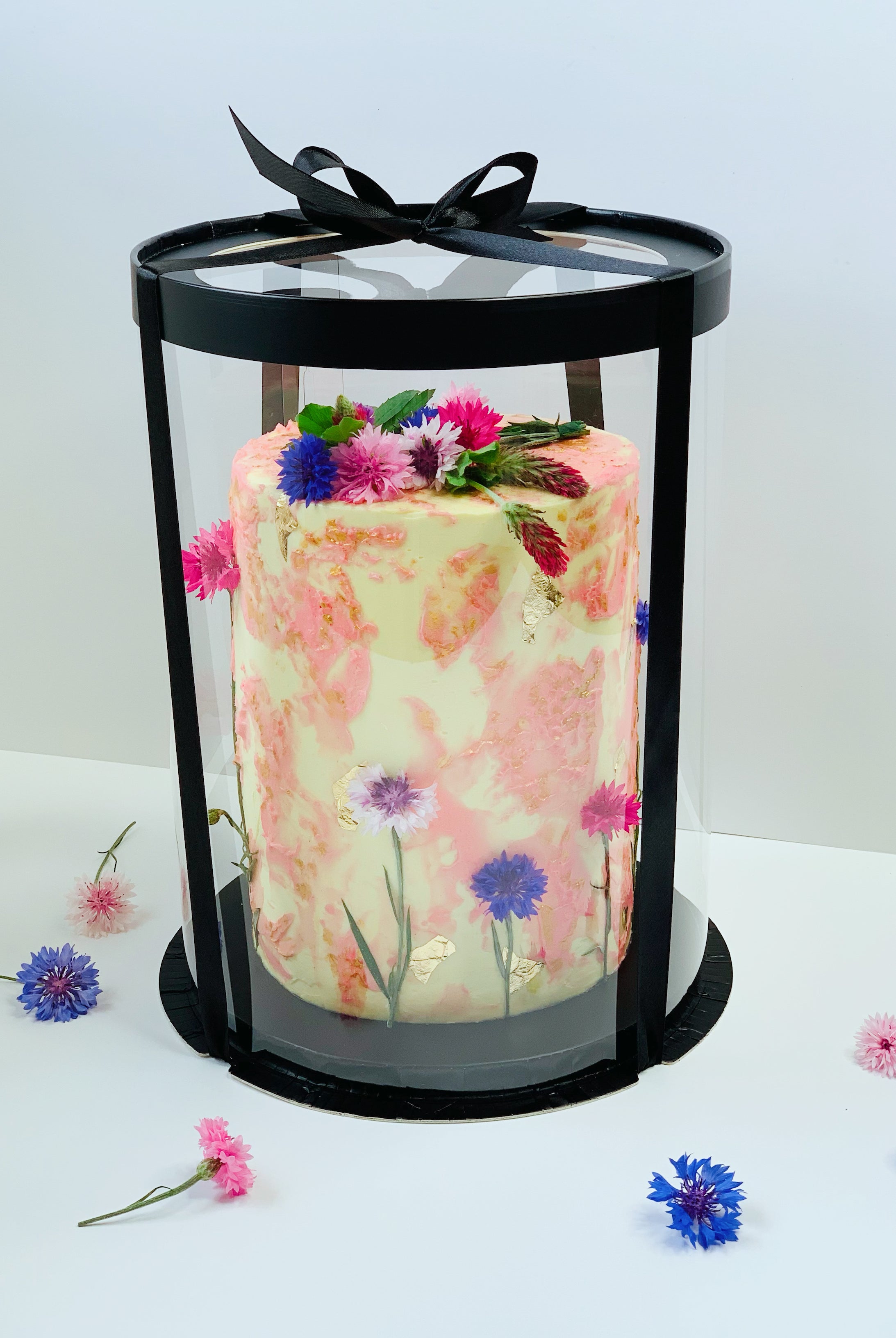 Tall Clear Round Cake Box 8.5" Diameter x 11.75"