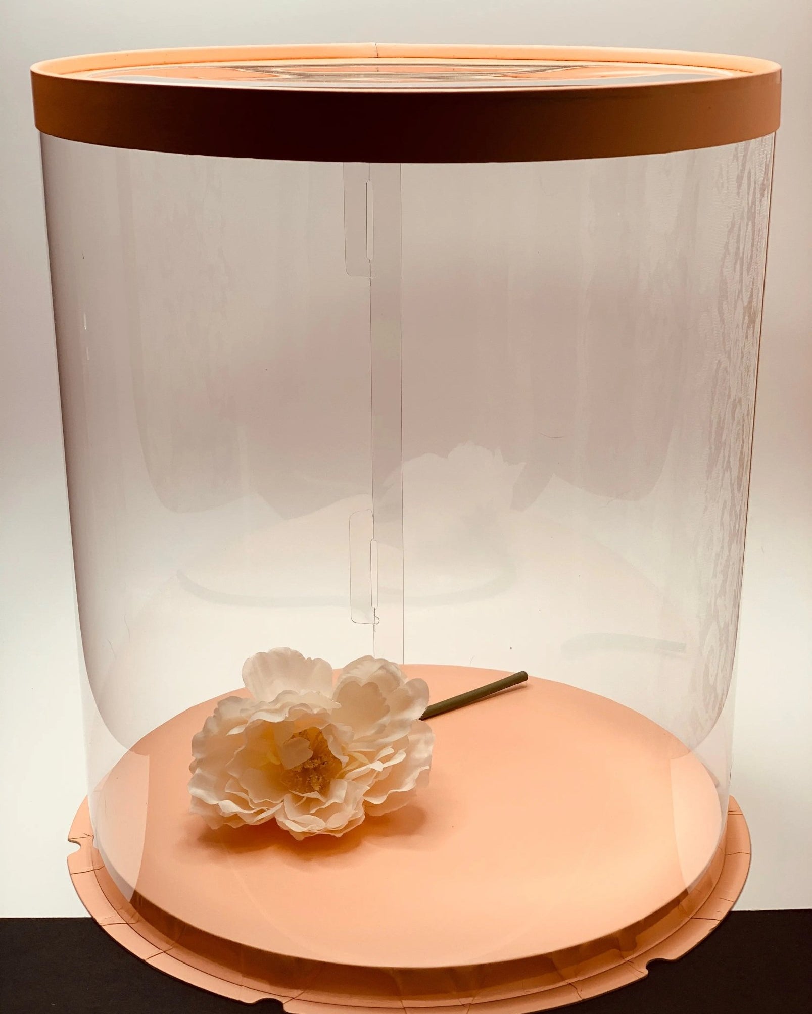 Large Round Tall Clear Cake Box - 12" D x 13.5" H - RB12135Sweet Degrees Kitchen