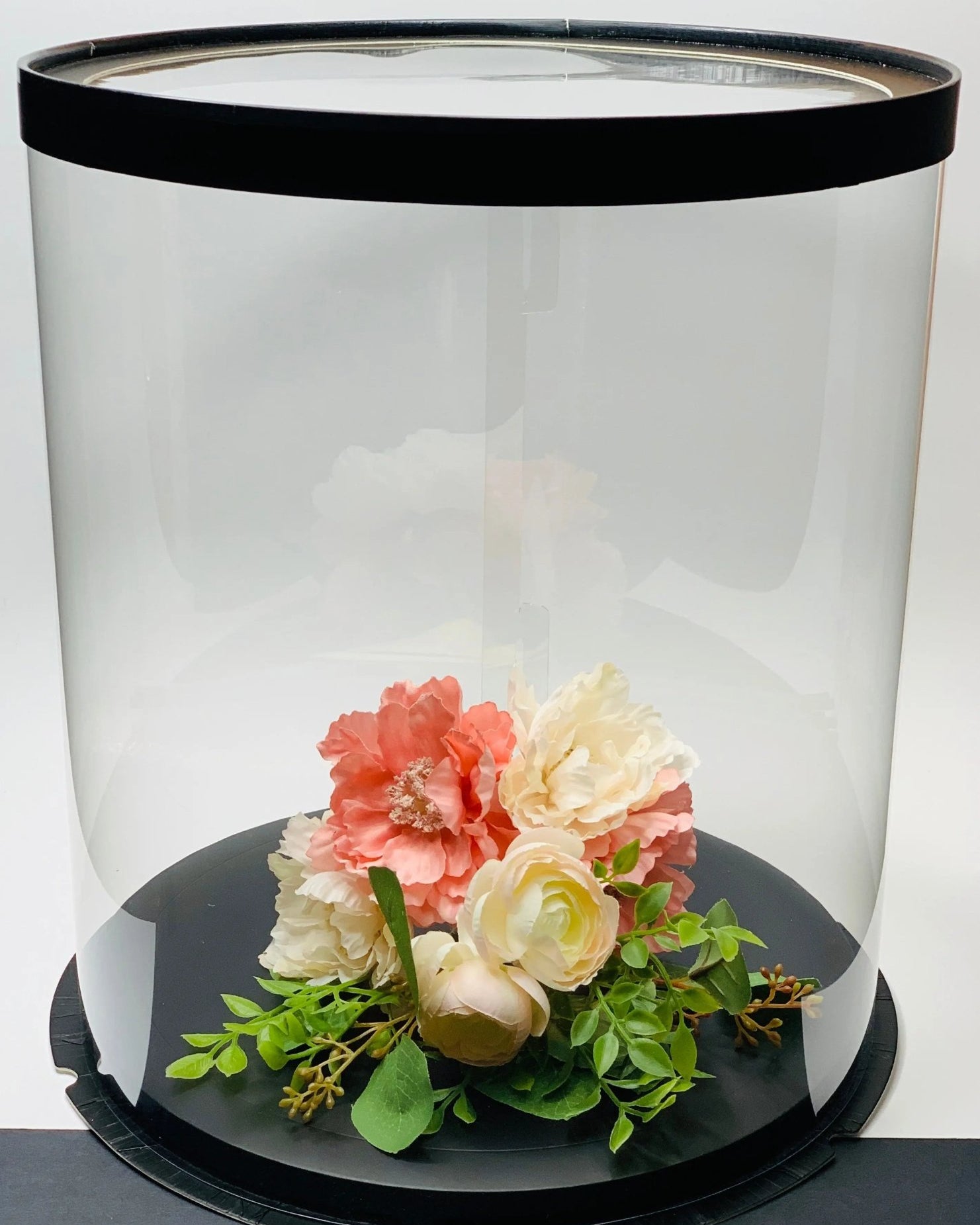 Large Round Tall Clear Cake Box - 12" D x 13.5" H - RB12135Sweet Degrees Kitchen